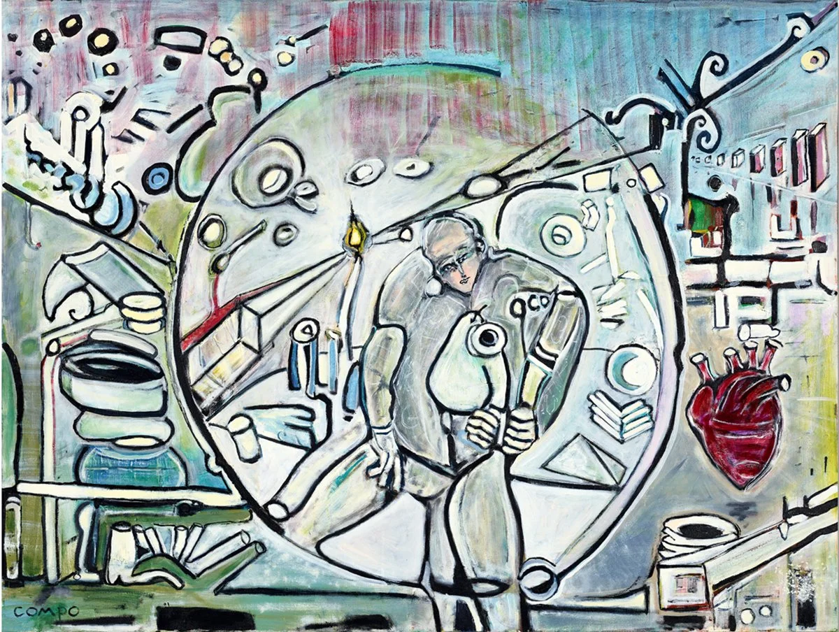 If I Only Had A Heart (2021), Oil on Canvas 36” x 48”