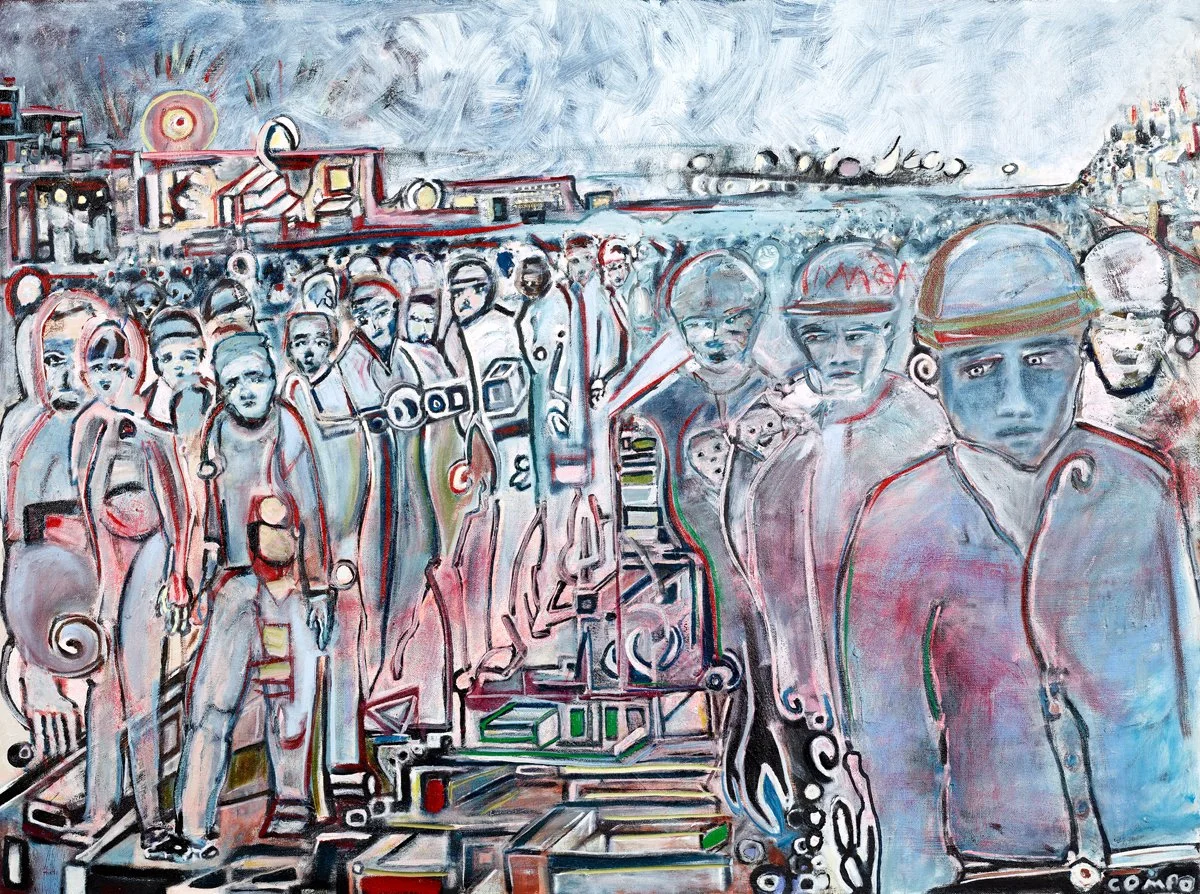The Followers (2021), Oil on Canvas, 30” x 40”