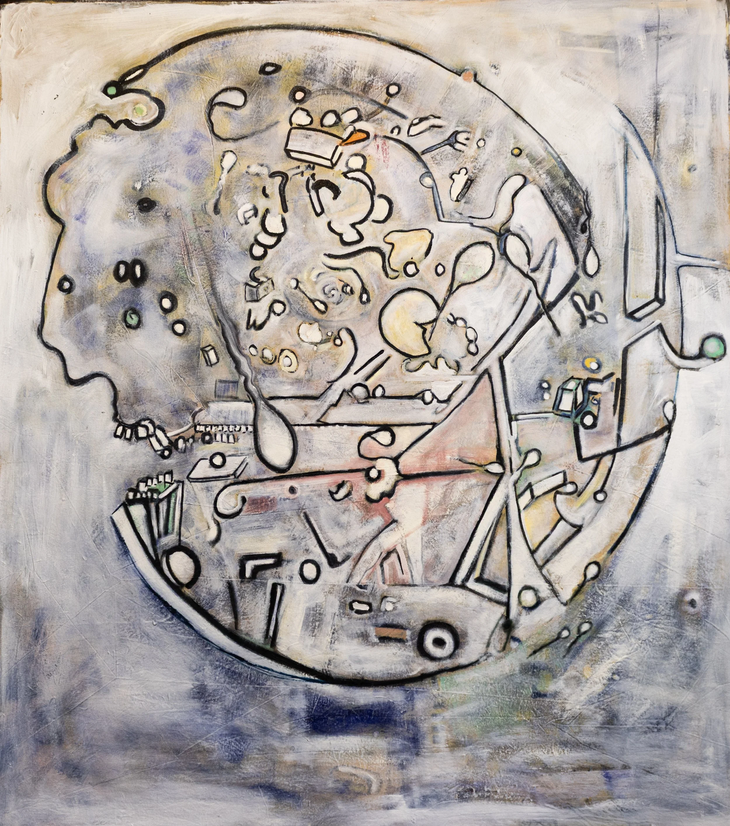 Conception (2023), Oil on Canvas
