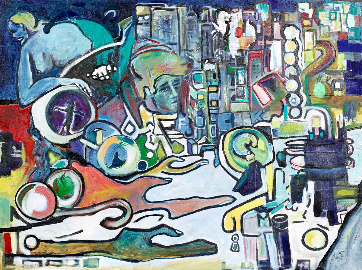 The Handout (2025), Oil on Canvas, 40” x 30”