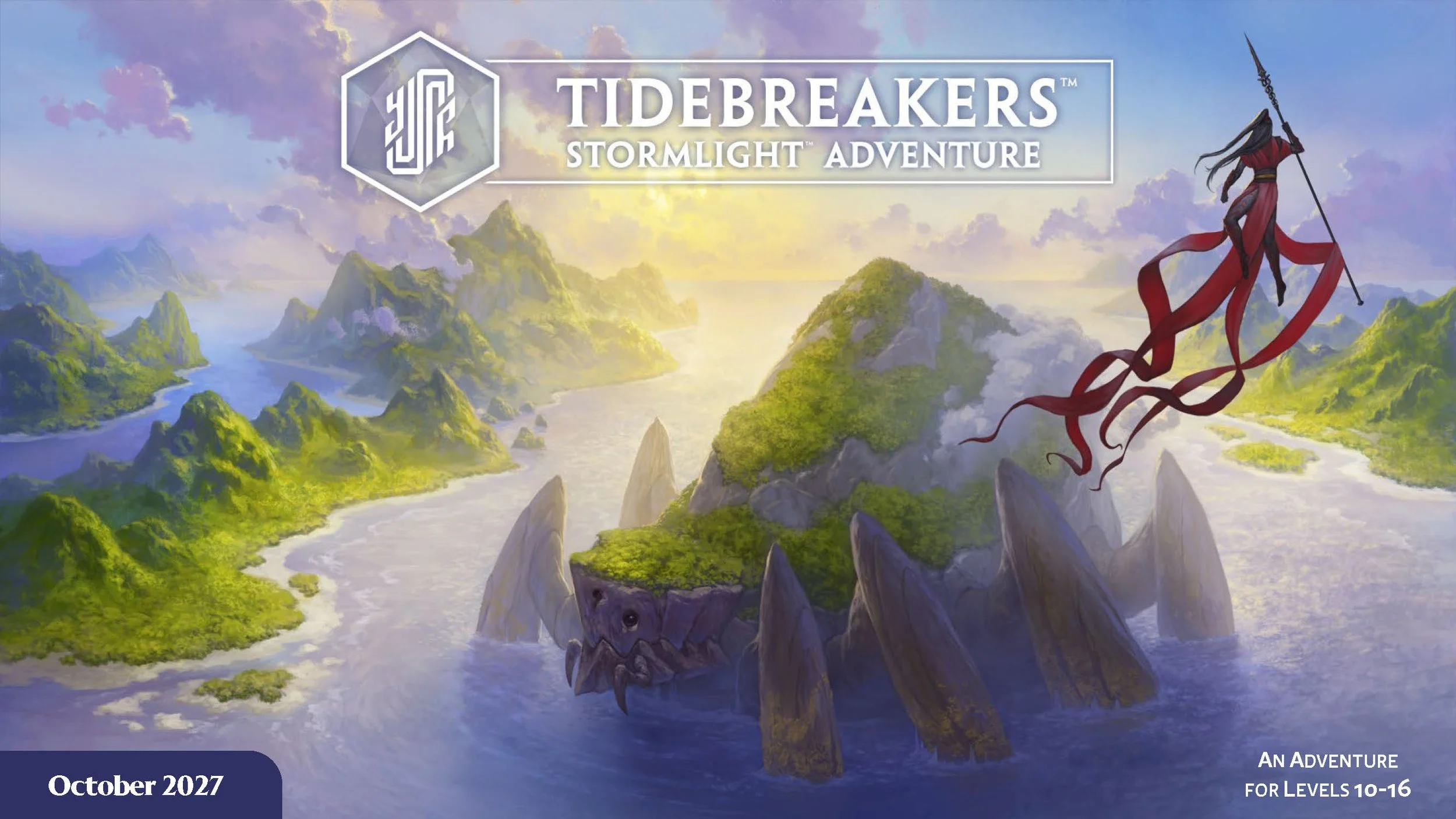Tidebreakers logo with a Heavenly One overlooking a Tai-na