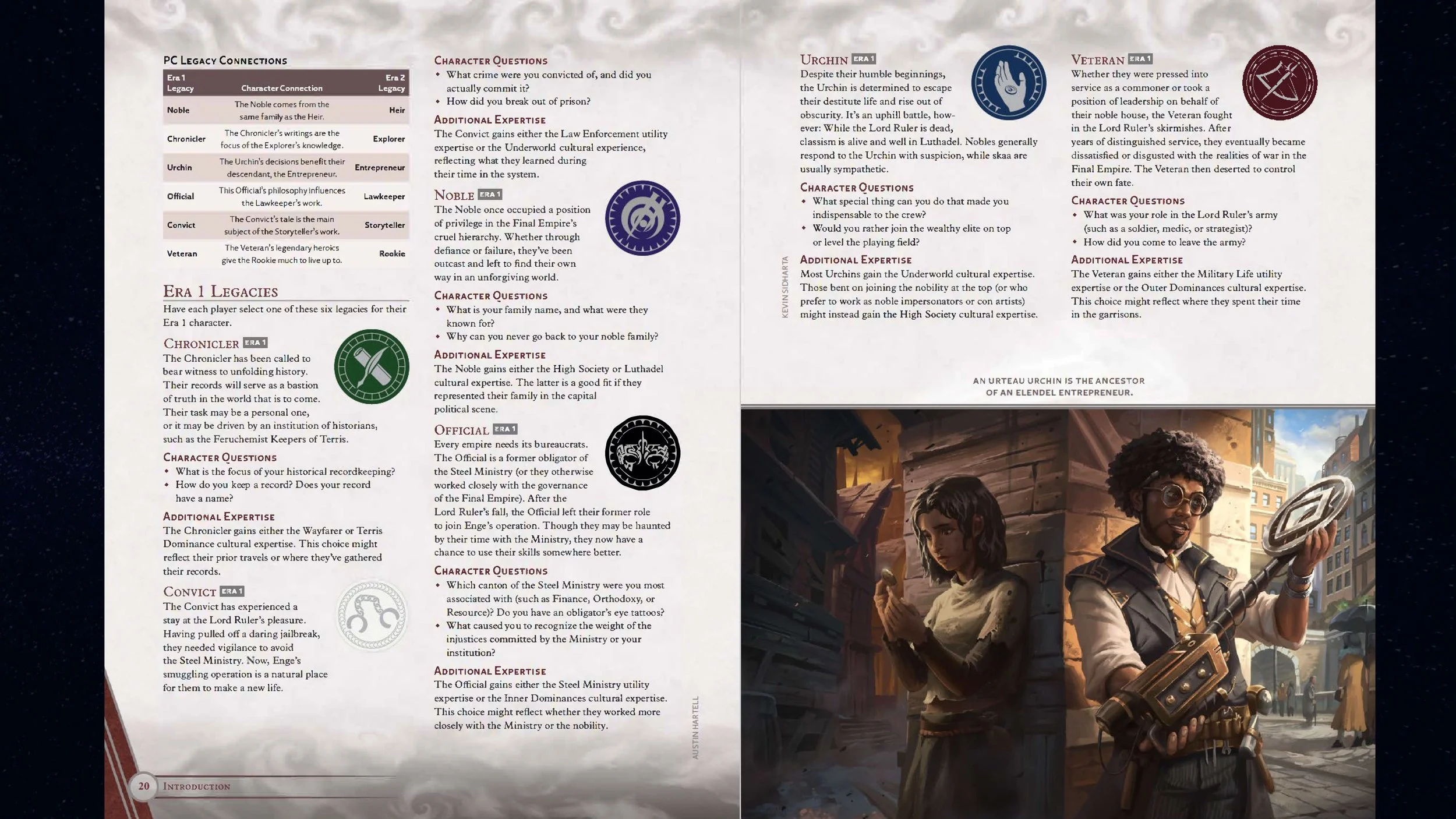 Mistborn Legacy page spread