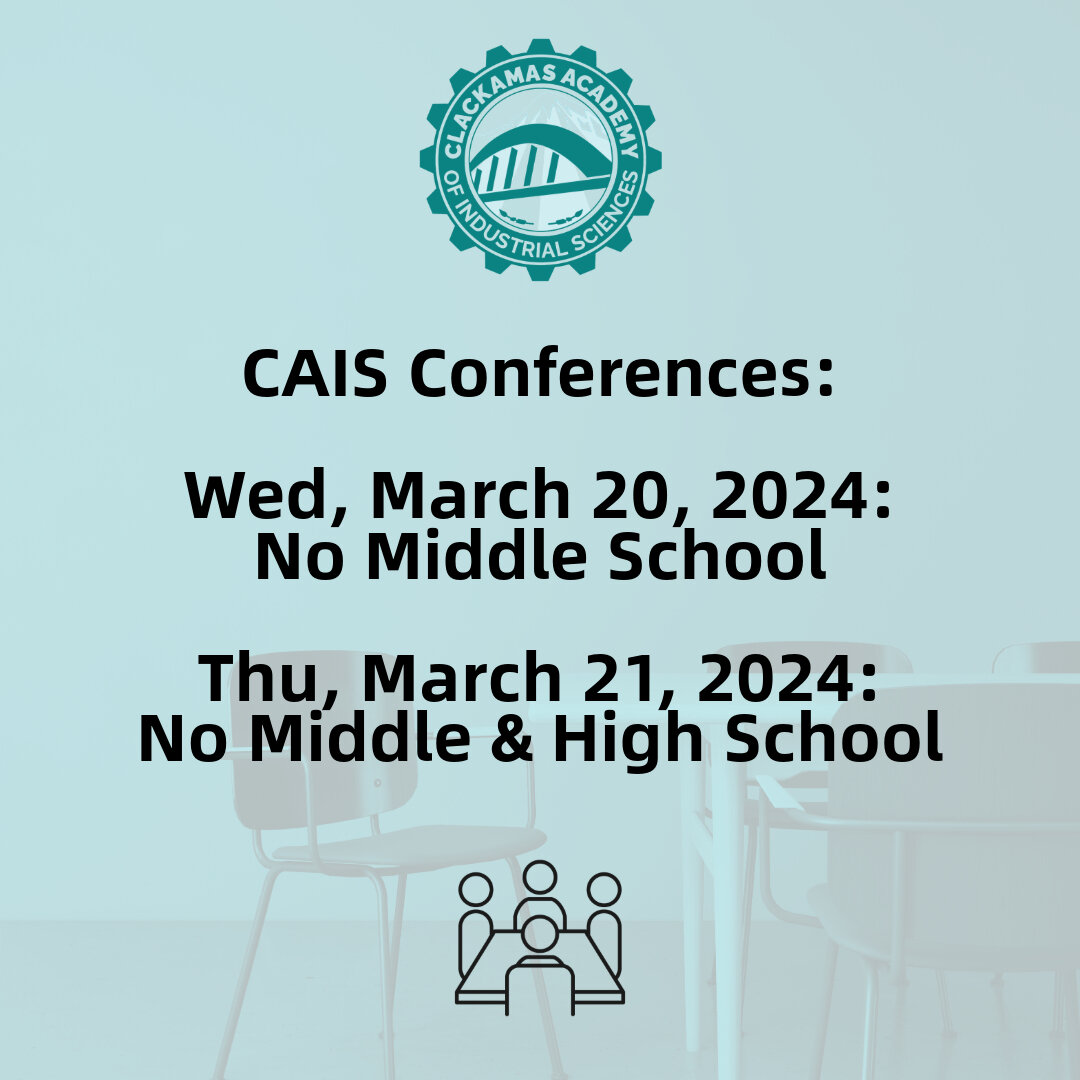 CAIS Conferences: Wed, March 20, 2024: No Middle School | Thu, March 21, 2024: No Middle &amp; High School