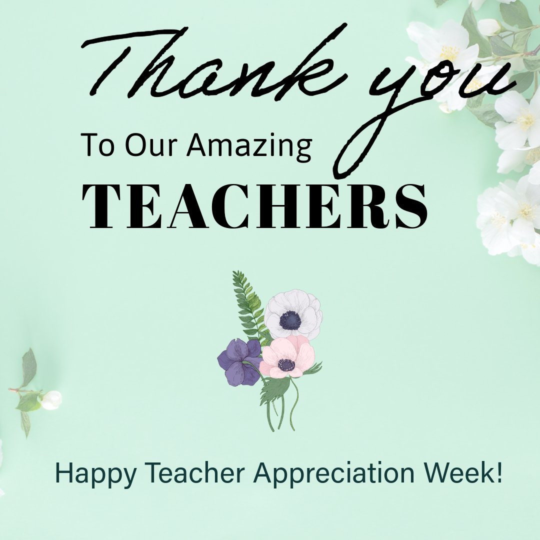 Happy Teacher Appreciation Week! Thank you for all the hard work, dedication, and inspiration you bring to CAIS! #Teacher ❤️ #teacherappreciationweek