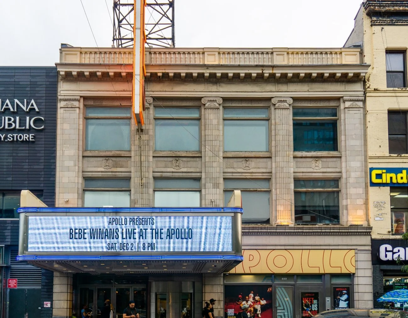 View of the Apollo from across the street. Designation Date: June 28, 1983. Photo: Lorraine Colbert