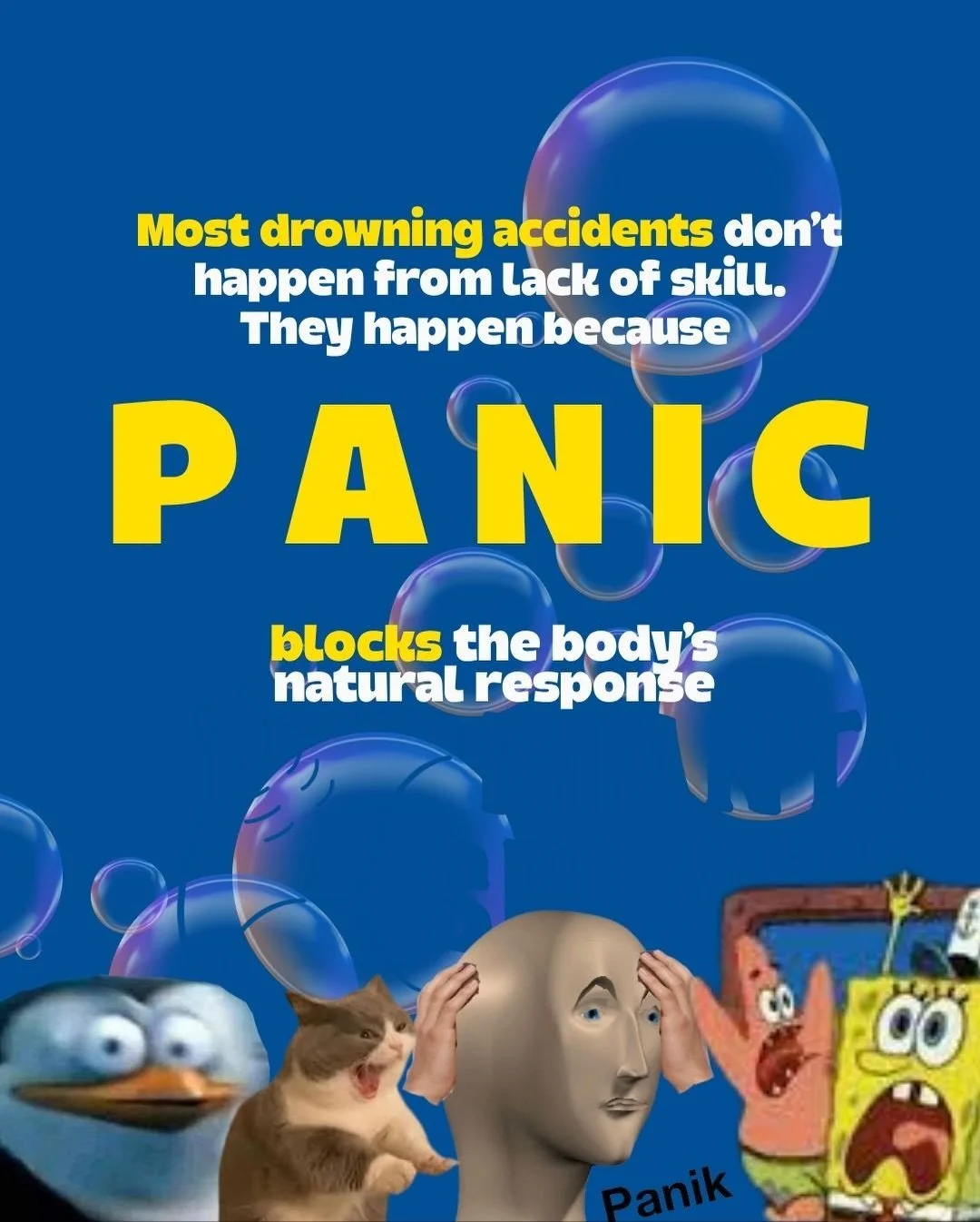 Panic doesn&rsquo;t just scare children in the water, it blocks the body&rsquo;s natural ability to float and react.
That&rsquo;s why emotional regulation comes before technique. 💙🌊
Swipe to understand why calm is the real foundation of water safet