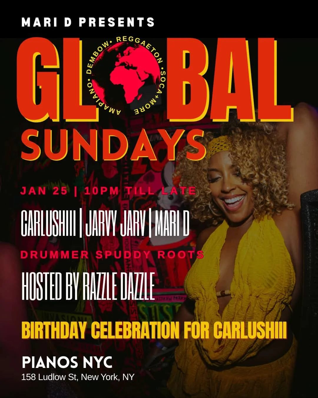 Global sunDays ft. Carlushiii, Jarvy Jarv, Mari D + +Spuddy Roots 