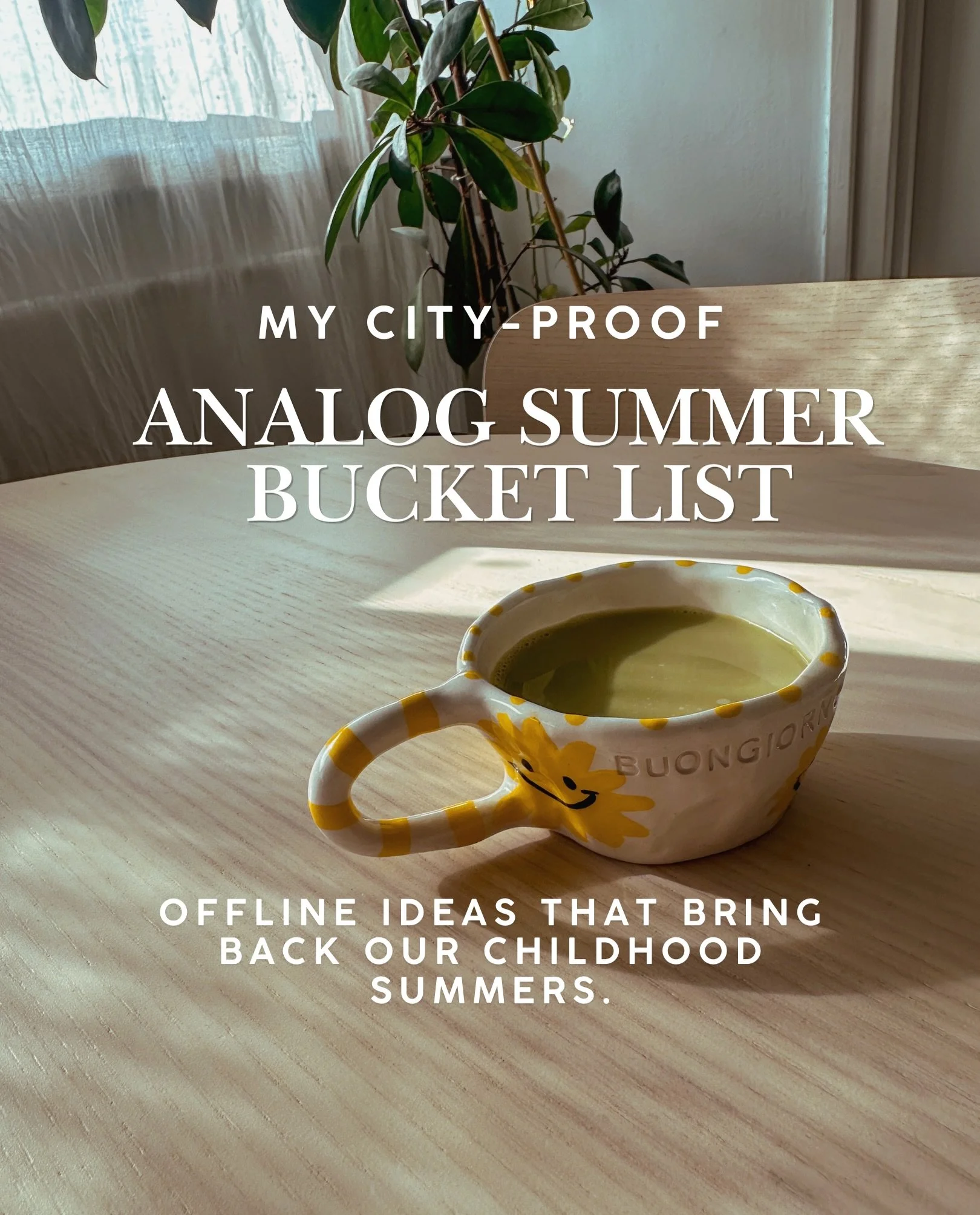 It&rsquo;s day one of summer break. My 10-year-old is already glued to Minecraft.

I get it. City living, no garden, nowhere to just send him outside.

So this year I&rsquo;m doing it differently. I want to give him a taste of my own childhood summer