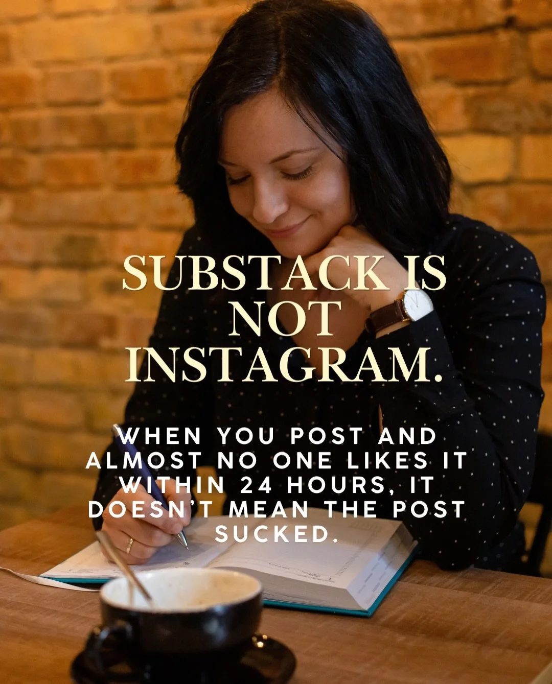 My top post on Substack had been live for two weeks before it went viral. Two weeks.

That&rsquo;s the beauty of long-form content. It doesn&rsquo;t disappear after 24 hours. It has time to find the right people. Someone can discover it today, next w