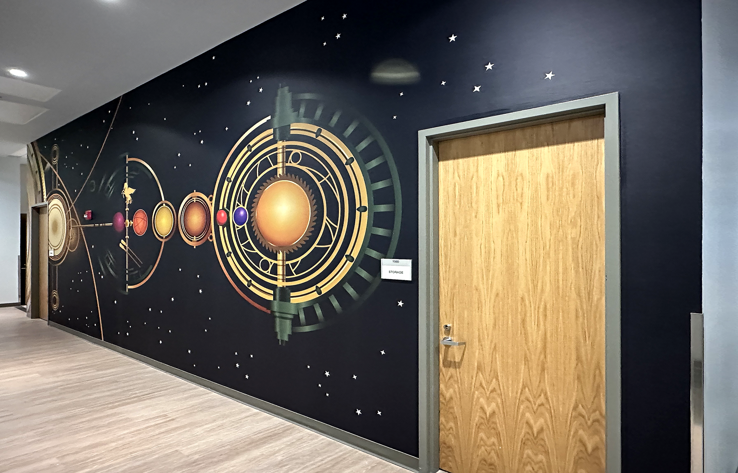 chronos gate hallway 2 environmental placemaking graphics.