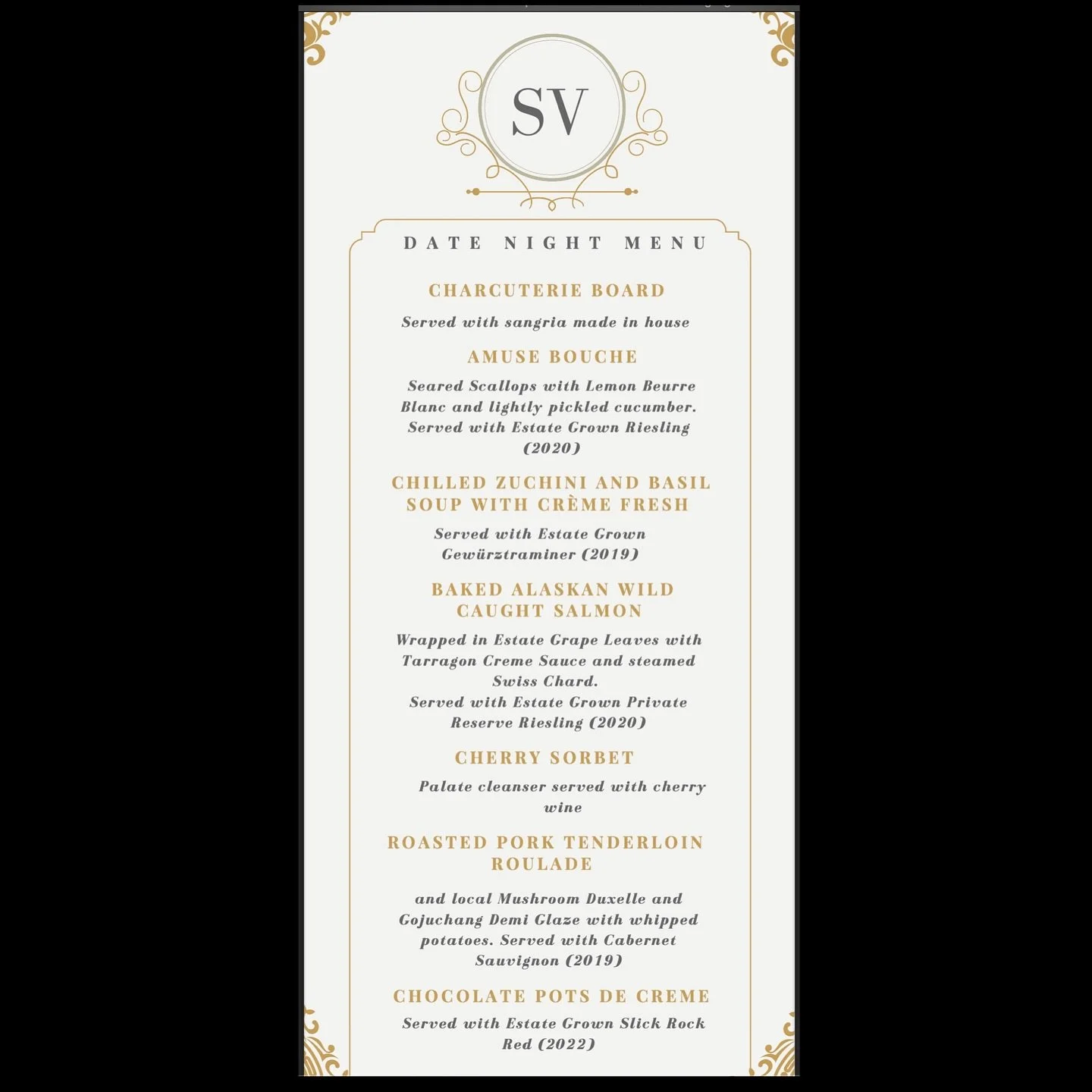I love to team up with local Wineries, Breweries, and Farms for paired meals featuring their amazing creations and pairing them with incredible food! This a menu from a past dinner @moabwinery in Moab, Utah. Looking forward to some fun food and bever