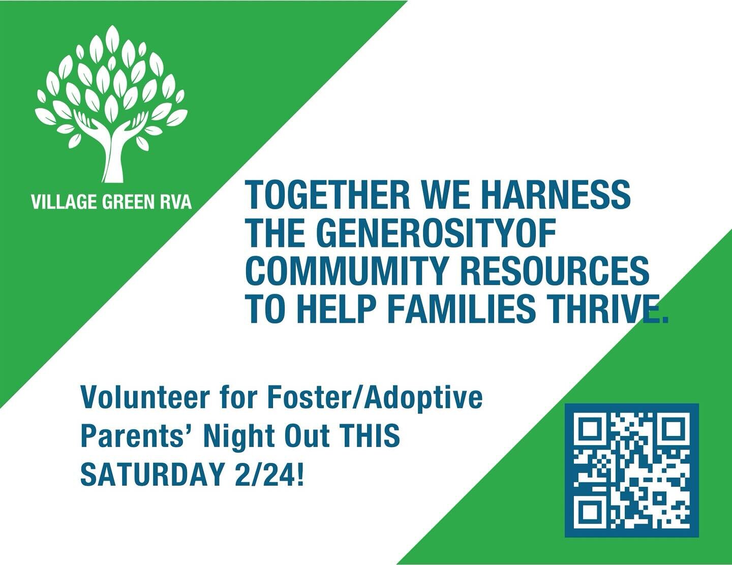 We have so many children and teens coming to Village Green RVA this Saturday 2/24 from 4:30-7:30pm! 

We&rsquo;d love to have YOU volunteer for our very first program offering! 

Link in bio to volunteer! 

#VillageGreenRVA #WeLoveRVA #RVA #HealthyFo