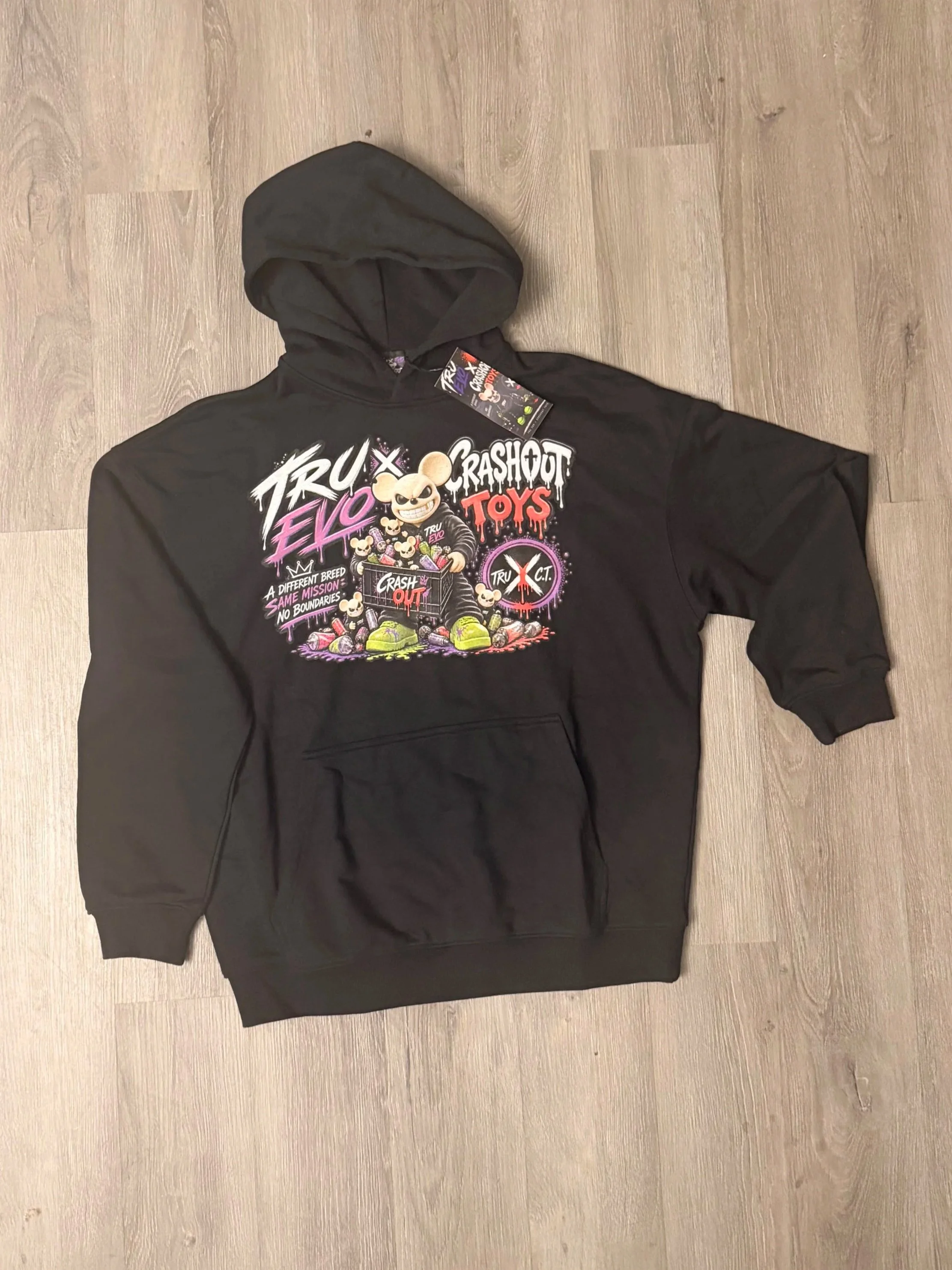TRU EVO GOODS X CRASH.OUT.TOYS Hoodie