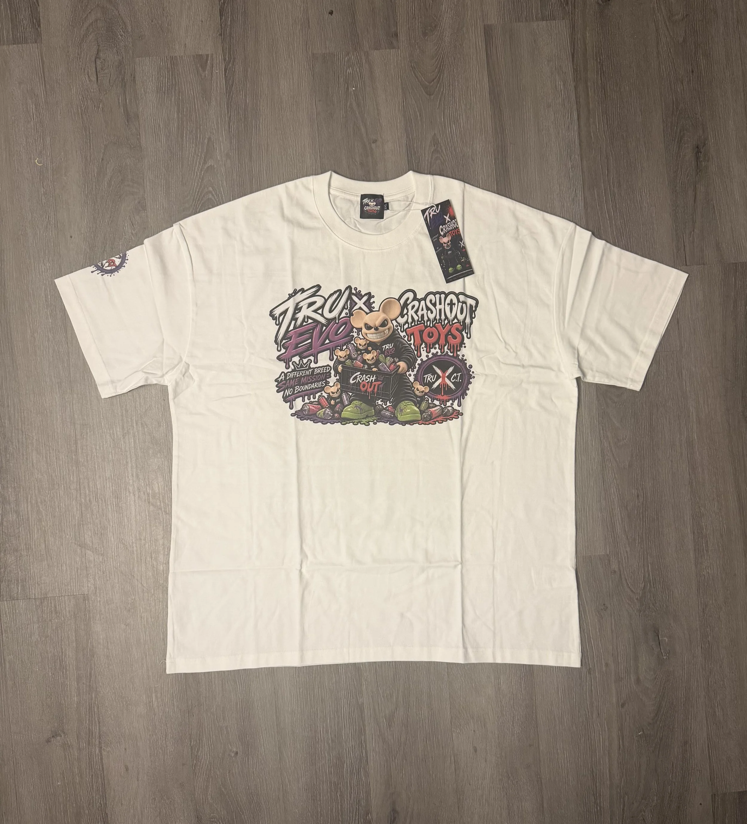 TRU EVO X CRASH.OUT.TOYS OVERSIZE TEE