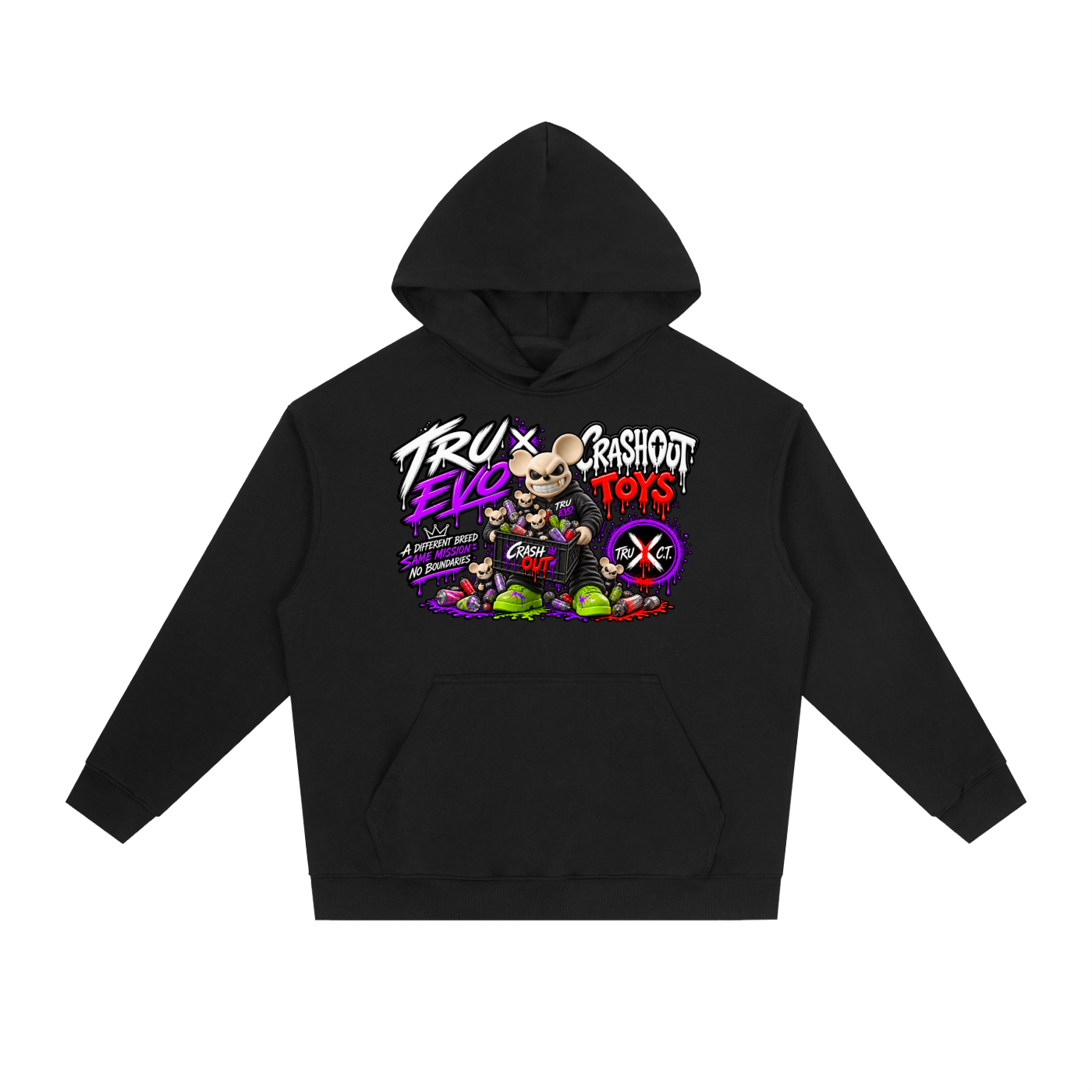 TRU EVO GOODS X CRASH.OUT.TOYS Hoodie