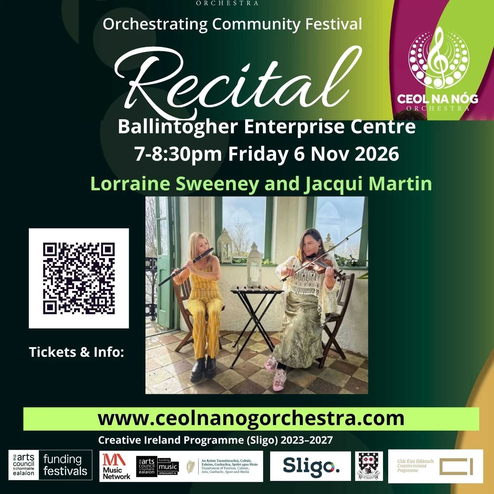 Orchestrating Community Recital Fri 6 Nov 2026 7:30pm