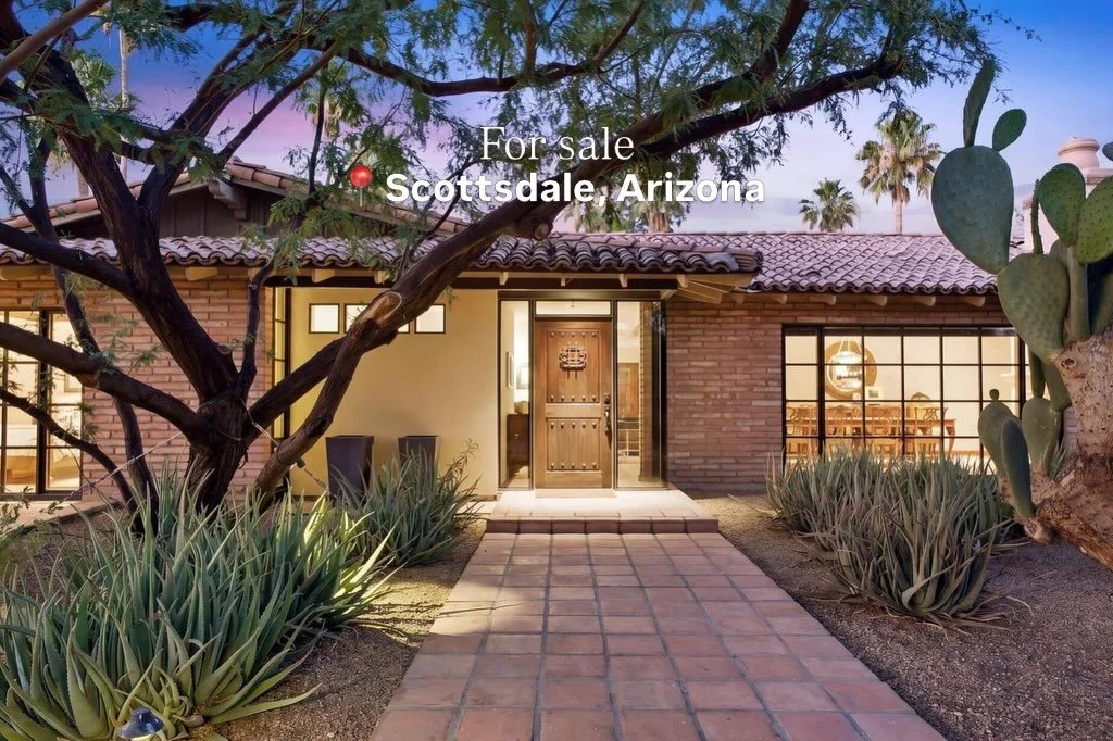 For Sale in Scottsdale. Fully restored vintage 1959 Spanish brick territorial home sits in one of my favorite pockets close to Paradise Valley and Scottsdale restaurants and shopping 🤎

Comment &ldquo;home&rdquo; for the listing details. 

LCO - And