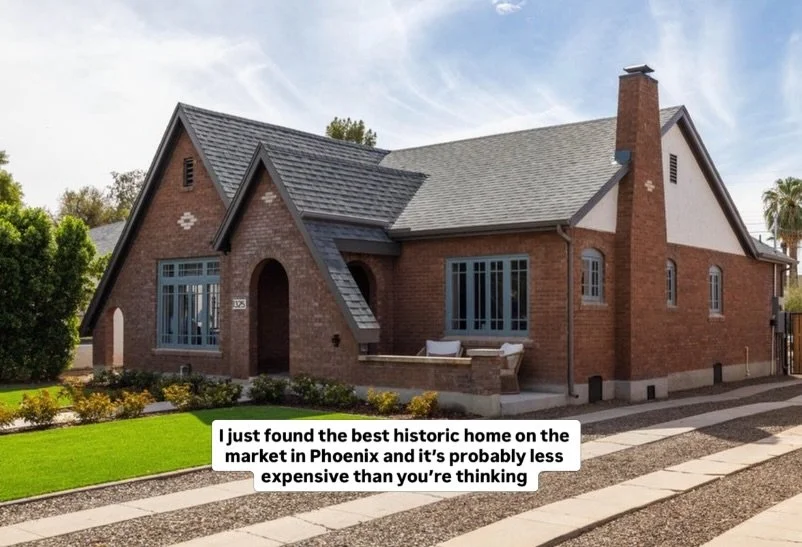 🫢 At this FQ story historical home. 

I saw this home come on the market and ran to show my husband.  She&rsquo;s a perfect red brick Tudor built in 1936 with 2 bedrooms + a den, 2 a bathrooms in the main house and a cutie little guest house with an