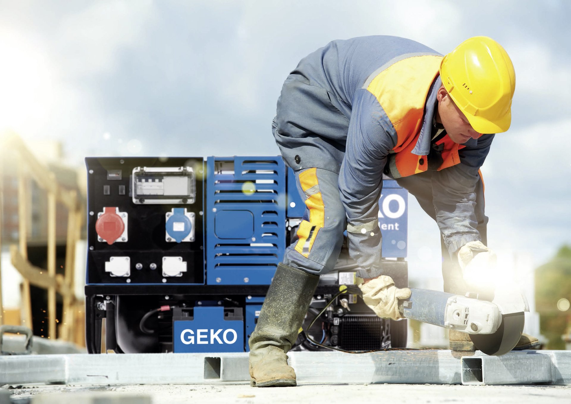 Geko – Eisemann: Modern power generators for construction sites – flexible, individual and Stage V compliant