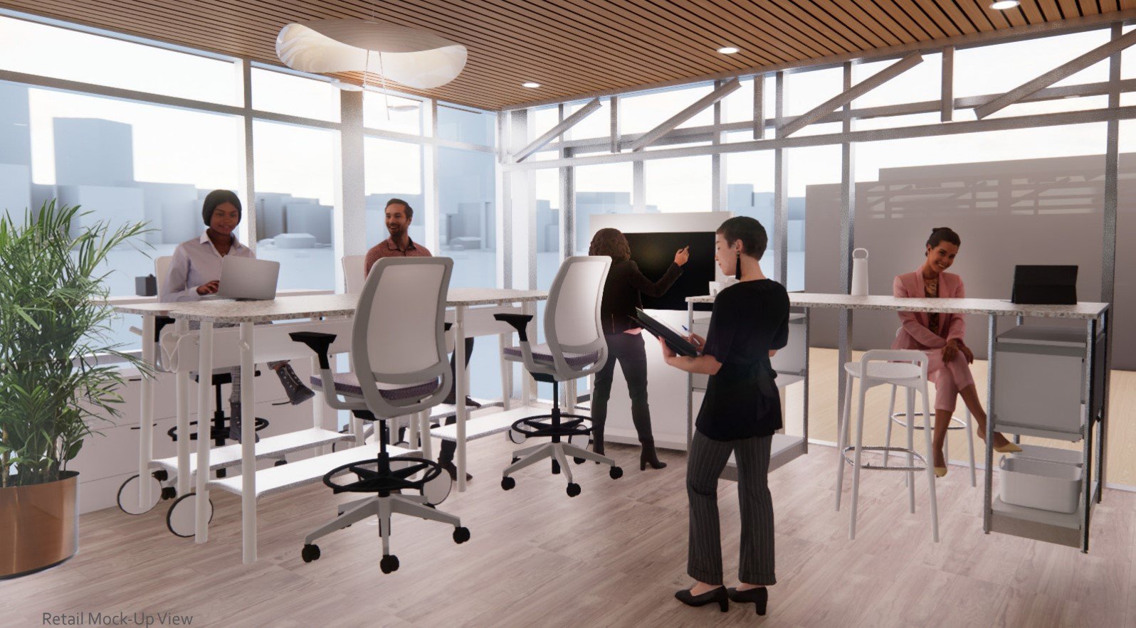 Retail Mock-Up Render Made in Revit and Twin Motion