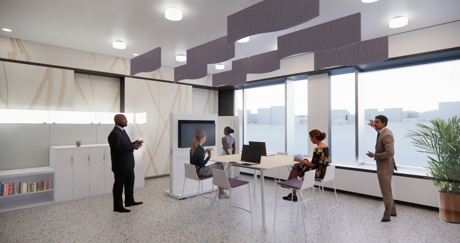 Meeting Space Render Made in Revit and Twin Motion