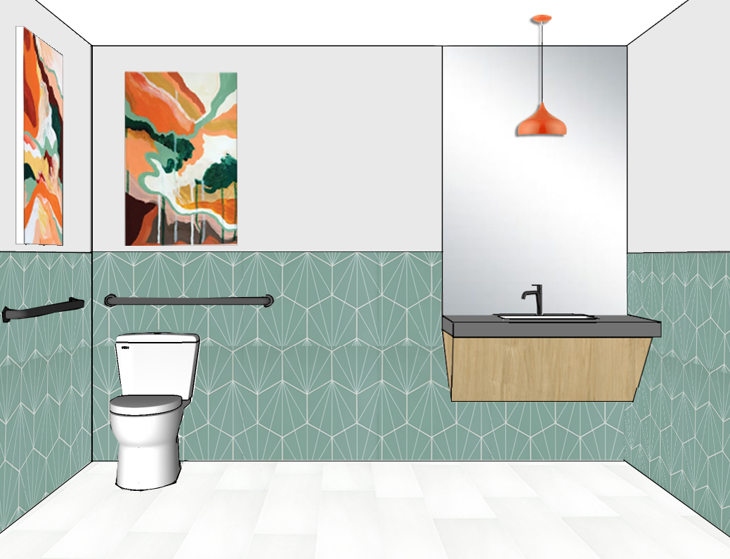 ADA Restroom Render