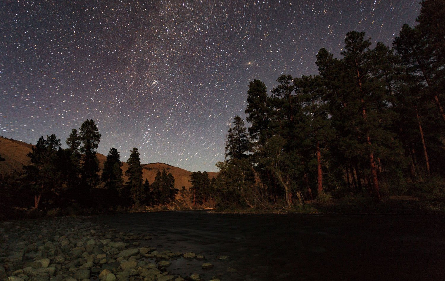 sleeping under the stars of the middle fork of the salmon river.jpg