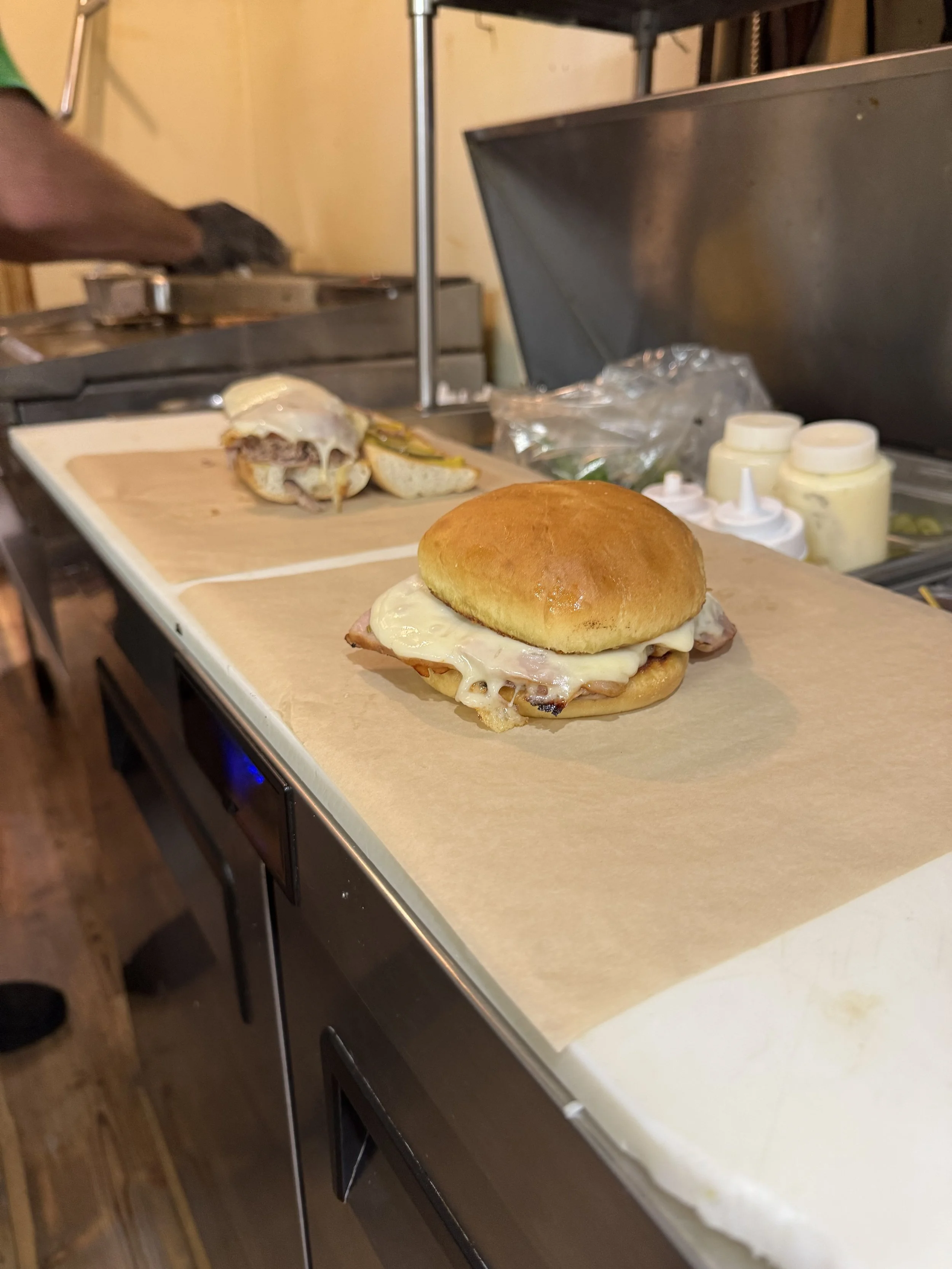 Hot Ham + Cheese Sandwich