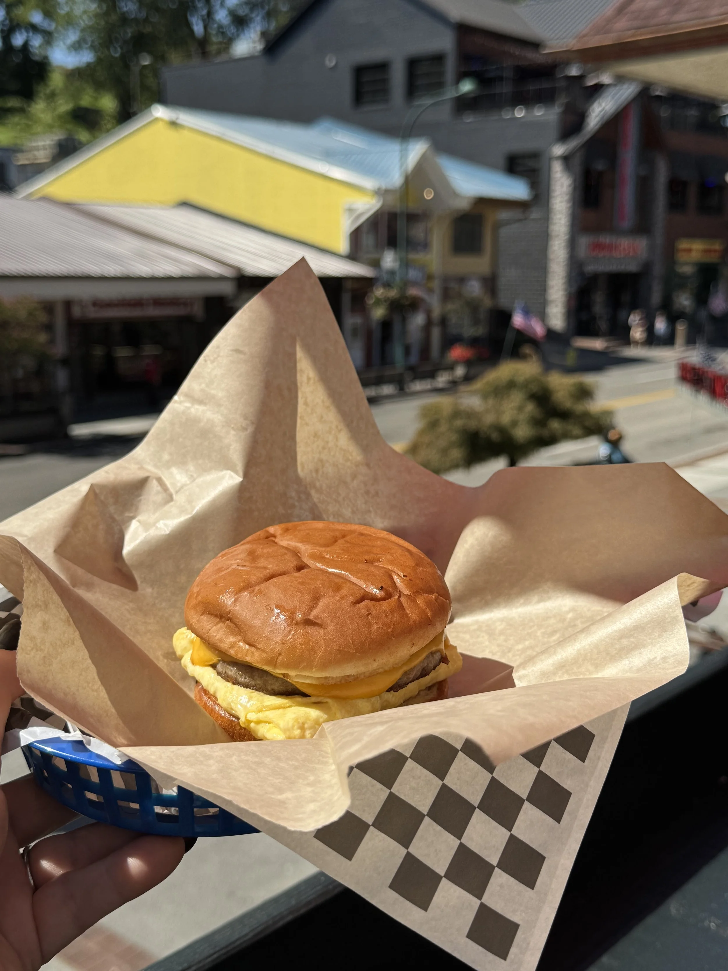 Sausage Egg + Cheese Breakfast Sandwich