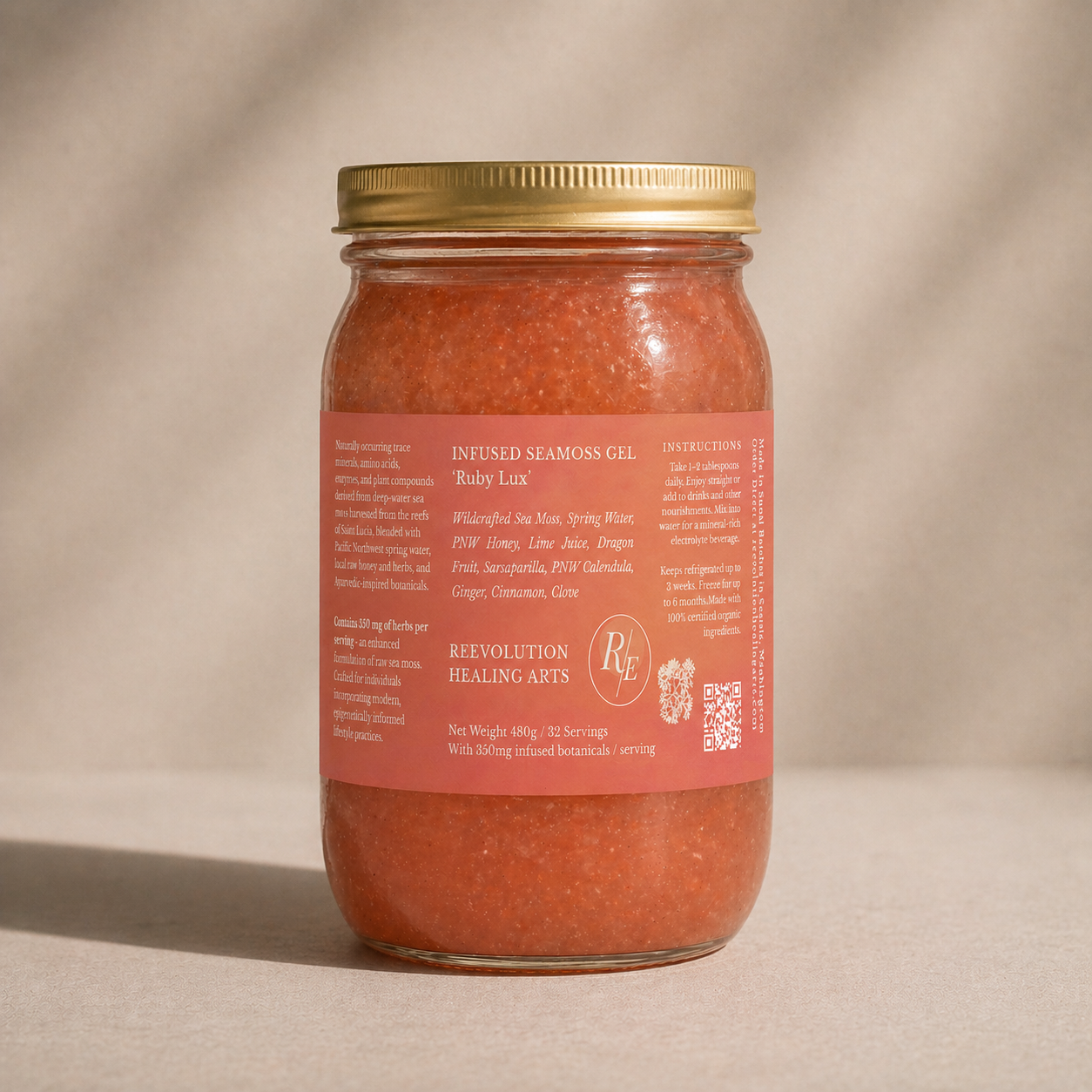 NEW - Ruby Lux Seamoss with Calendula