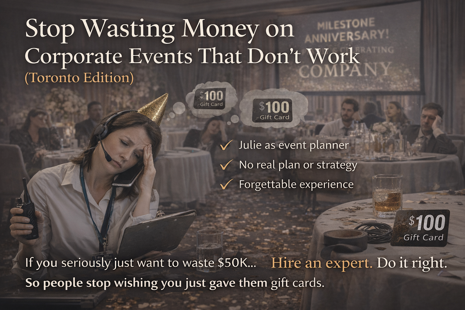 Stop Wasting Money on Corporate Events That Don’t Work (Toronto Edition)