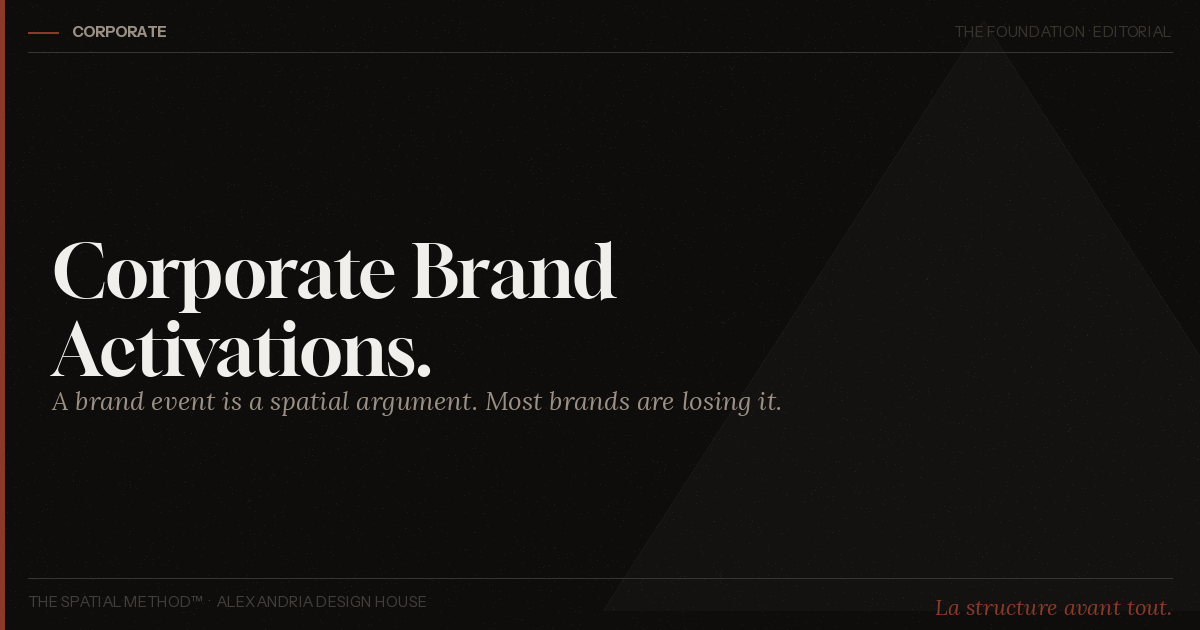  Corporate Brand Activations