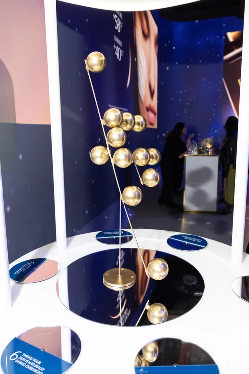 Estee Lauder Own The Night Toronto Illuminarium. Production by Spatial Event Architect Alexandria Design House