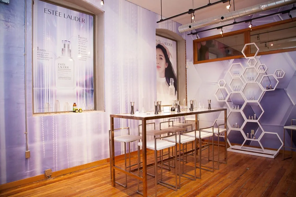 Press Preview Estée Lauder Science Lab Designed by Spatial  Event Architects Alexandria Design House 