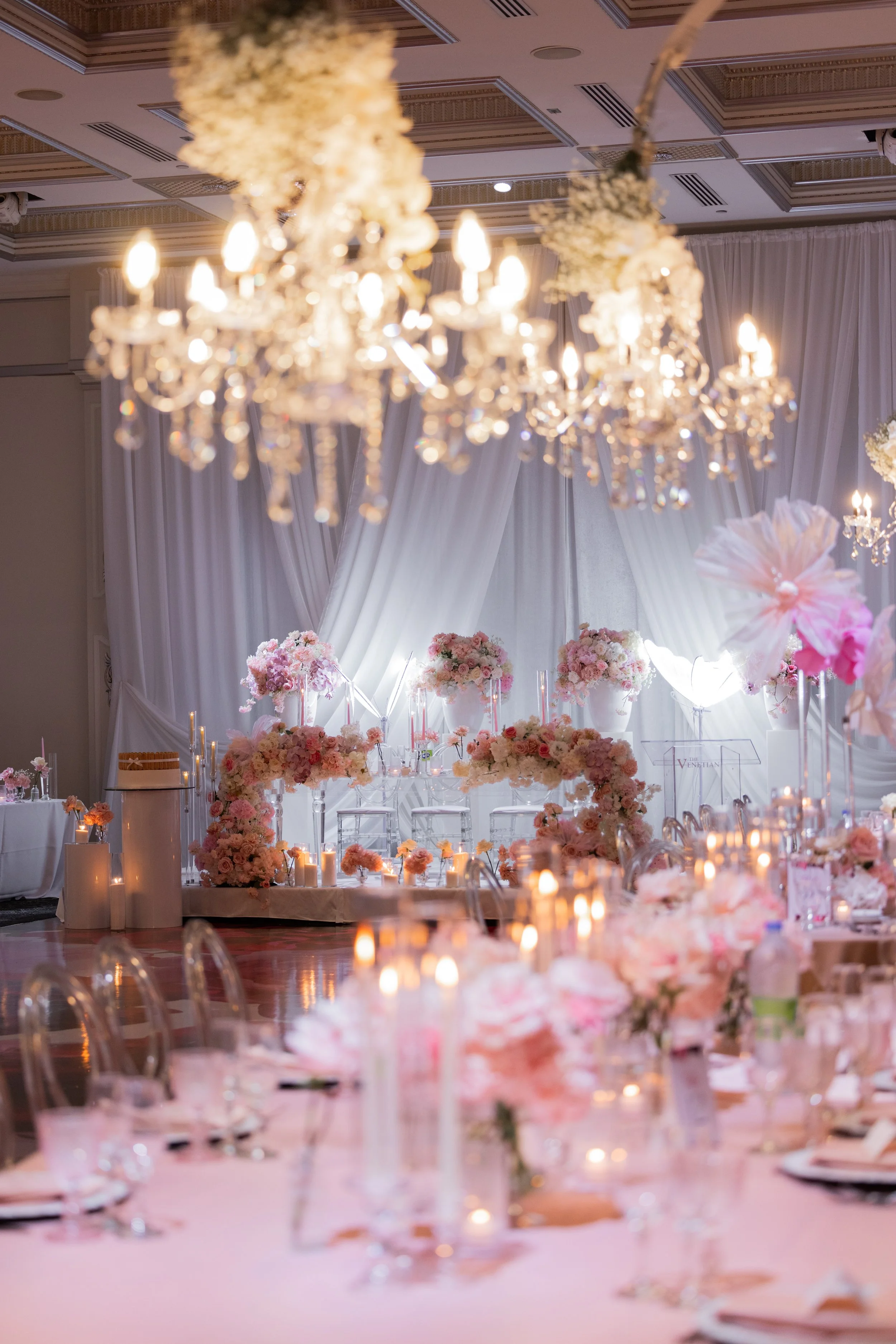 Alexandria Design House Luxury Fairytale Full service Wedding at The Venetian Vaughan