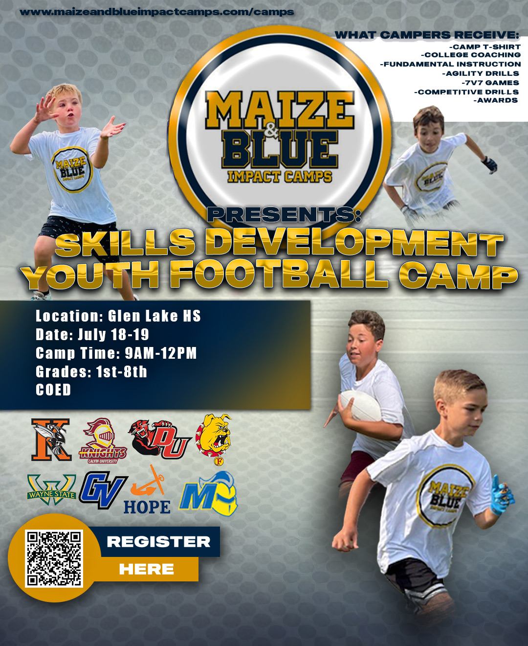 Skills Development Youth Football Camp