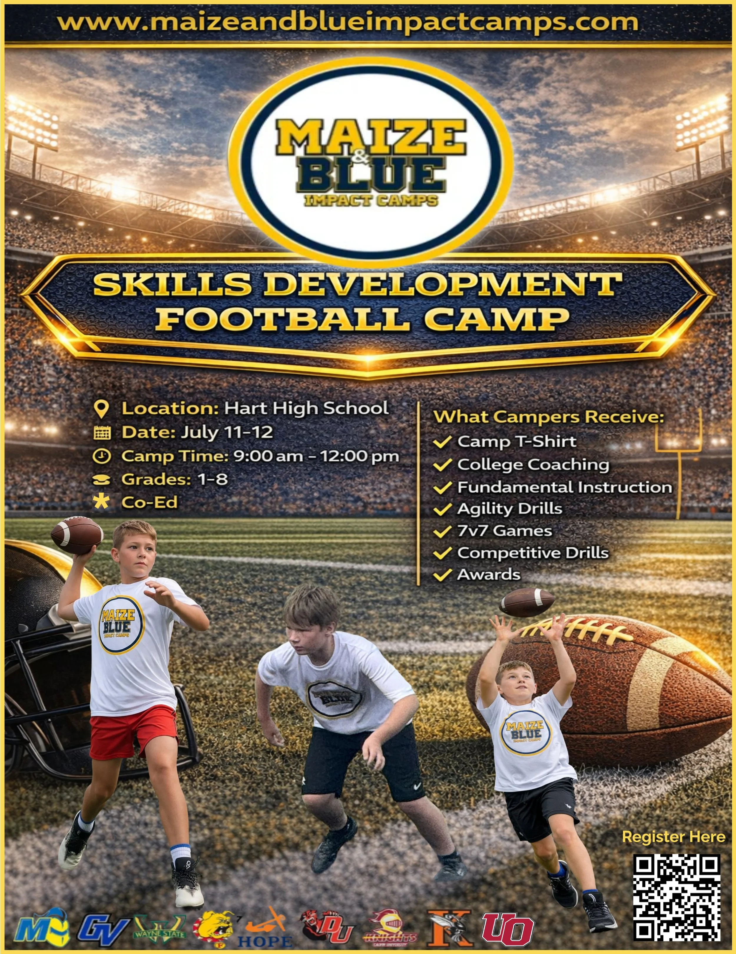Skills Development Youth Football Camp