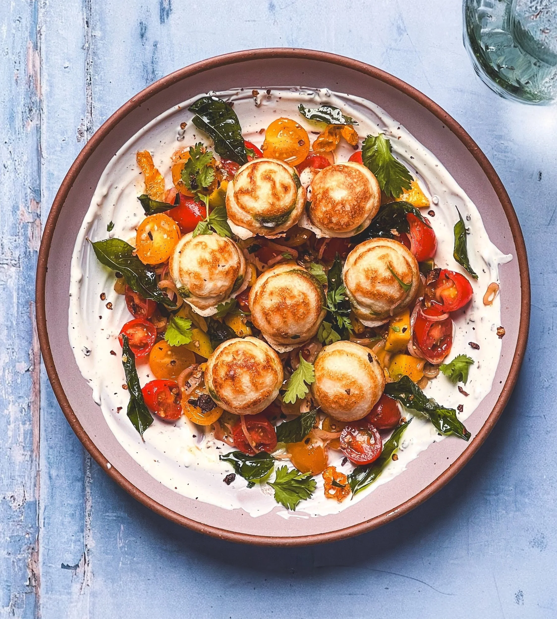 Kuzhi Paniyaram - South Indian Rice Dumplings