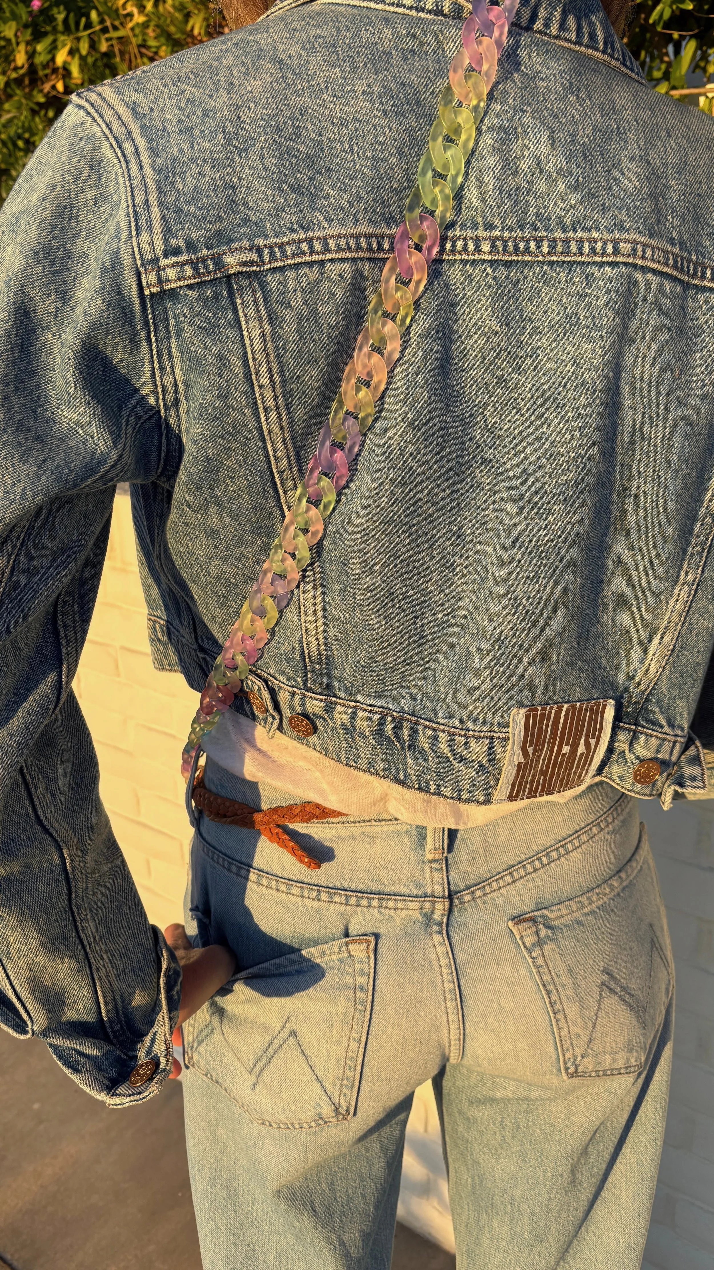 candy strap cross body phone chain