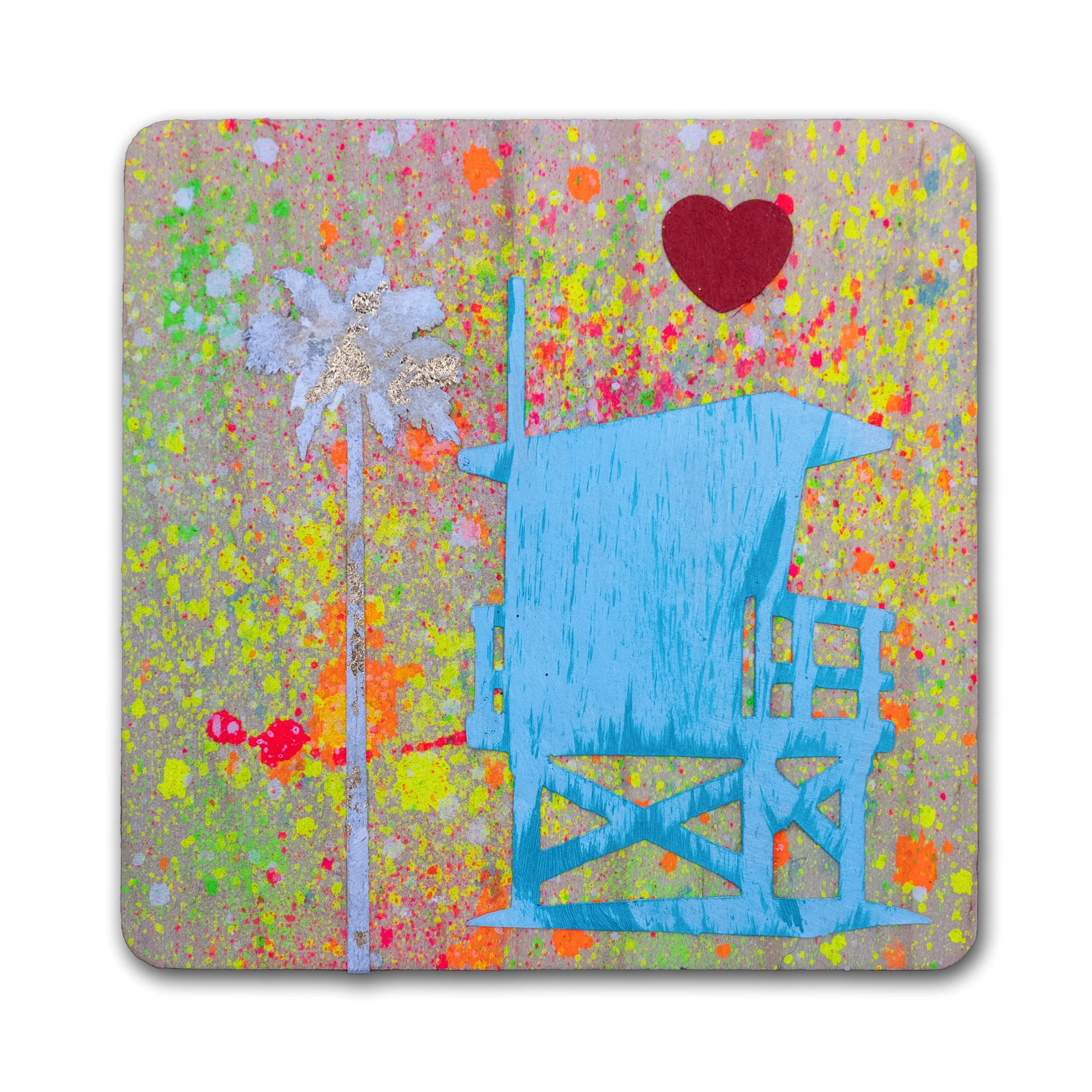 Mini local love original art by Adele French