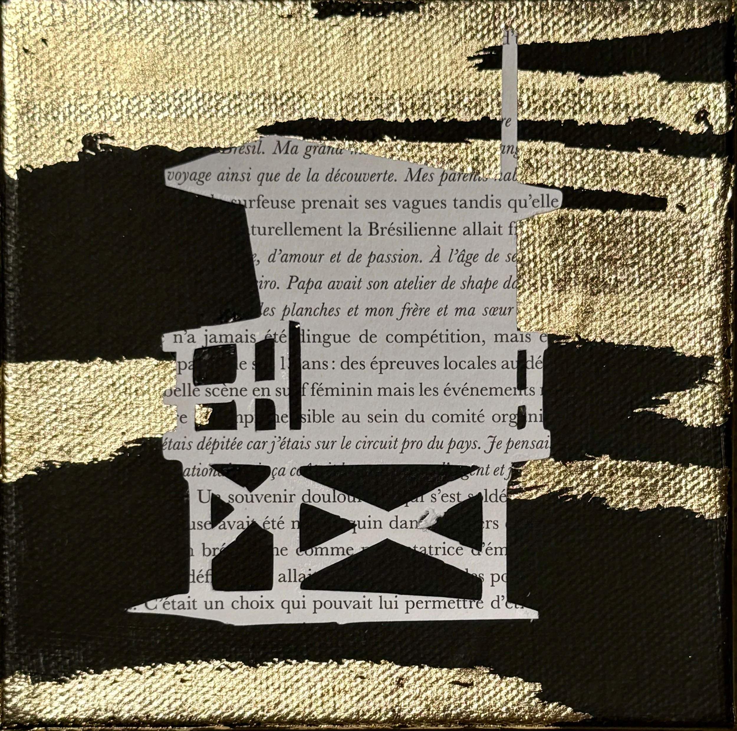 Black and gold Tower