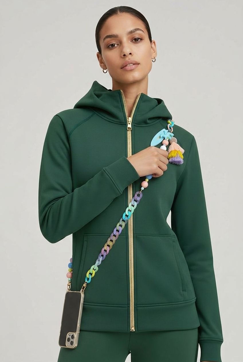 Cross Body Phone Chain (Seaglass)