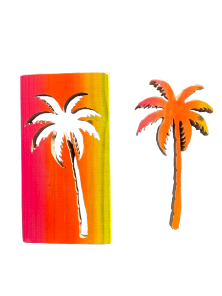 Palm tree cut out