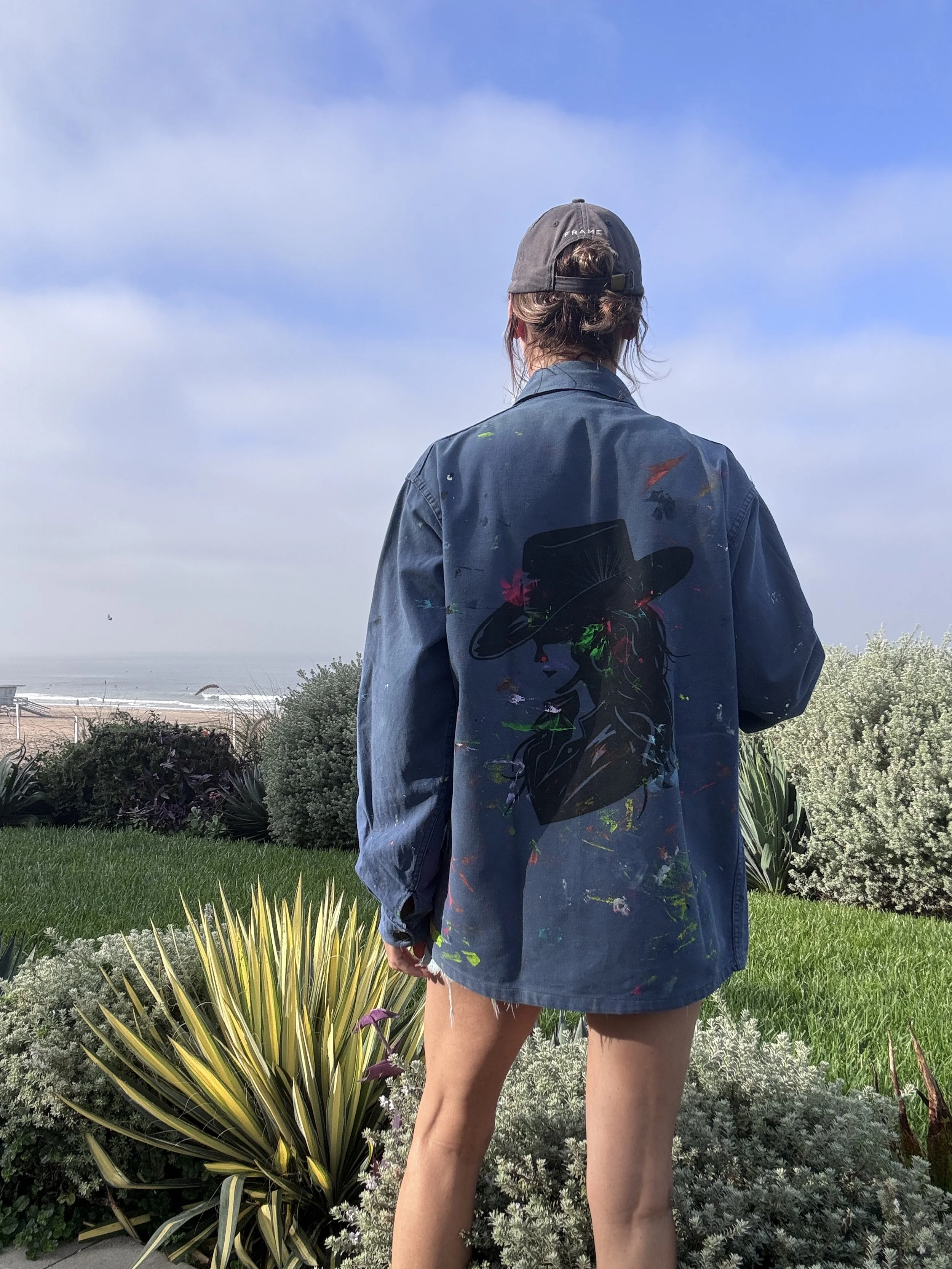 artist wears jacket
