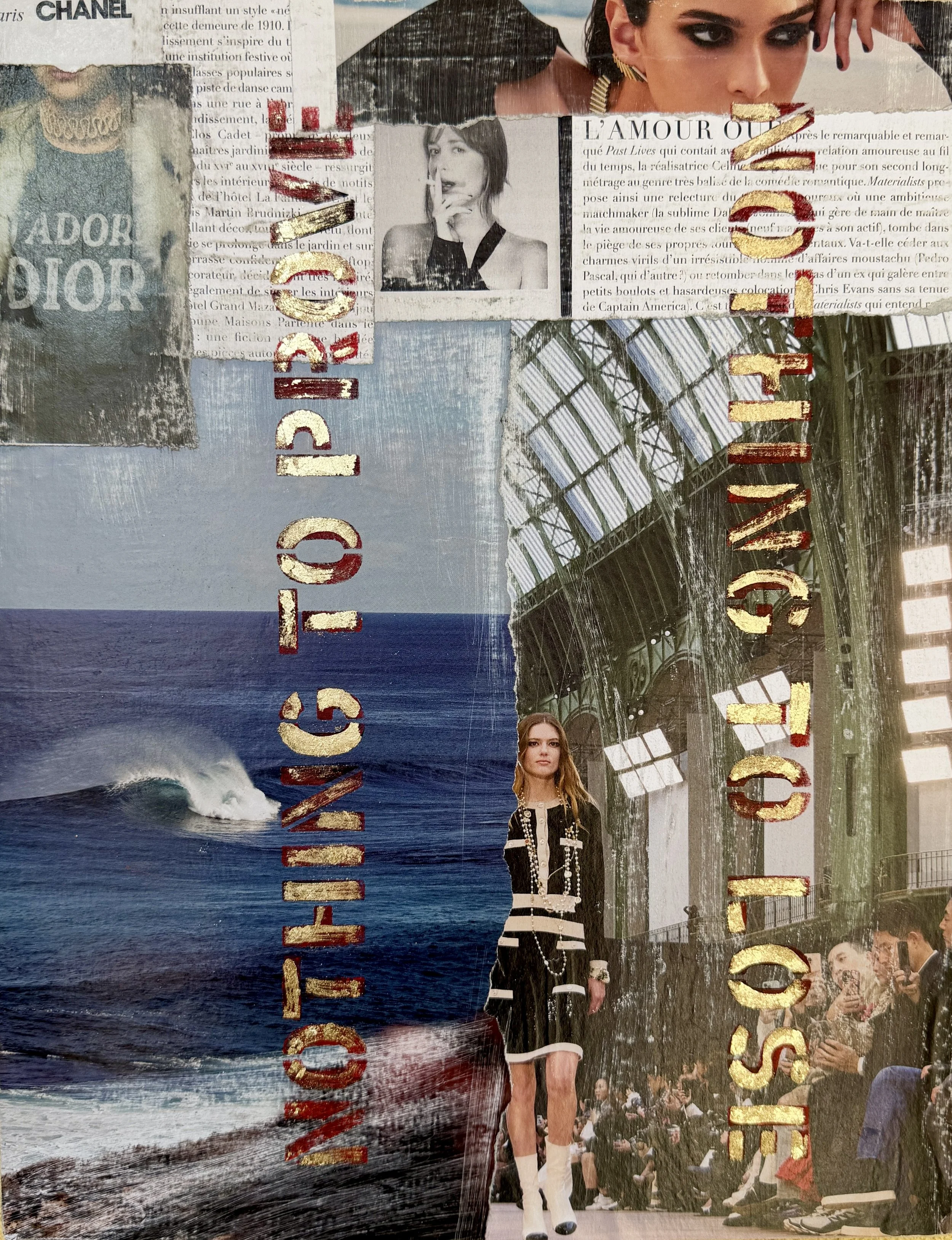 Nothing to lose original painting by Adele French