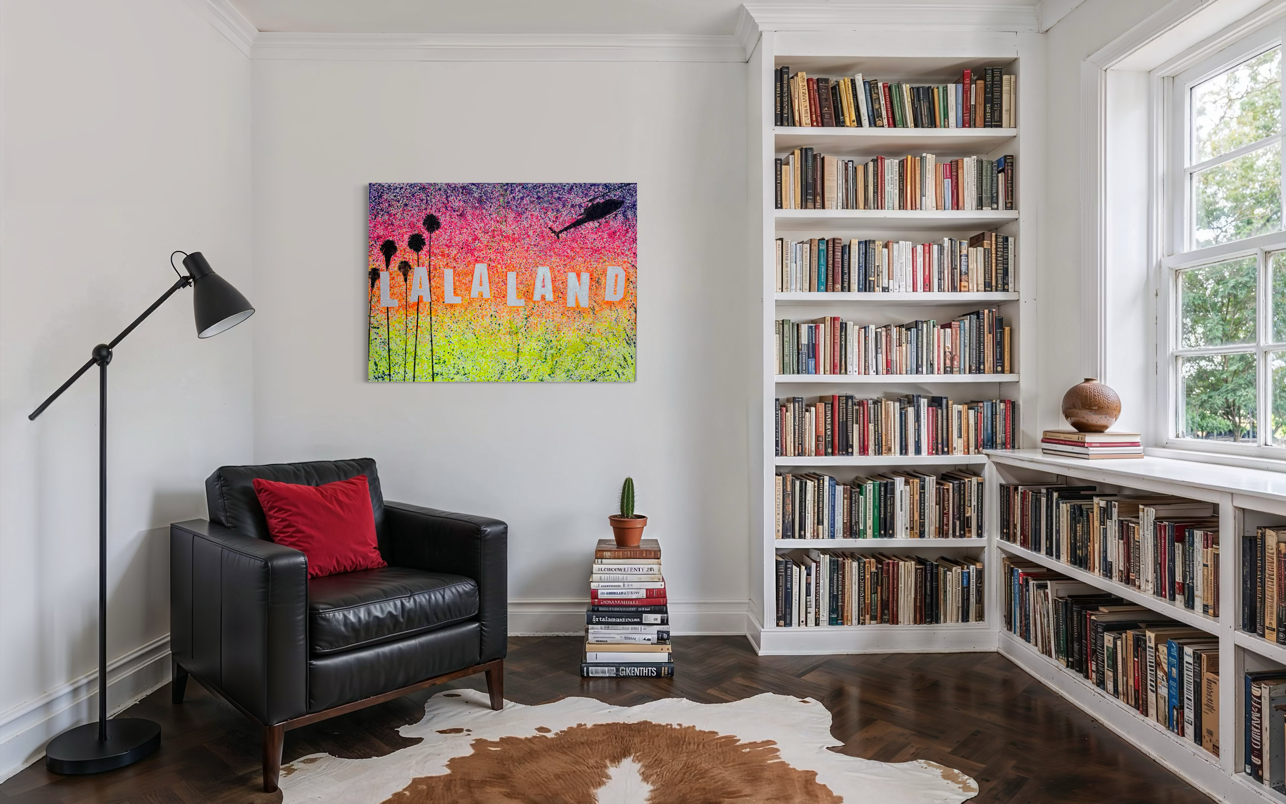 LALALAND in library Original art by Adele French..PNG