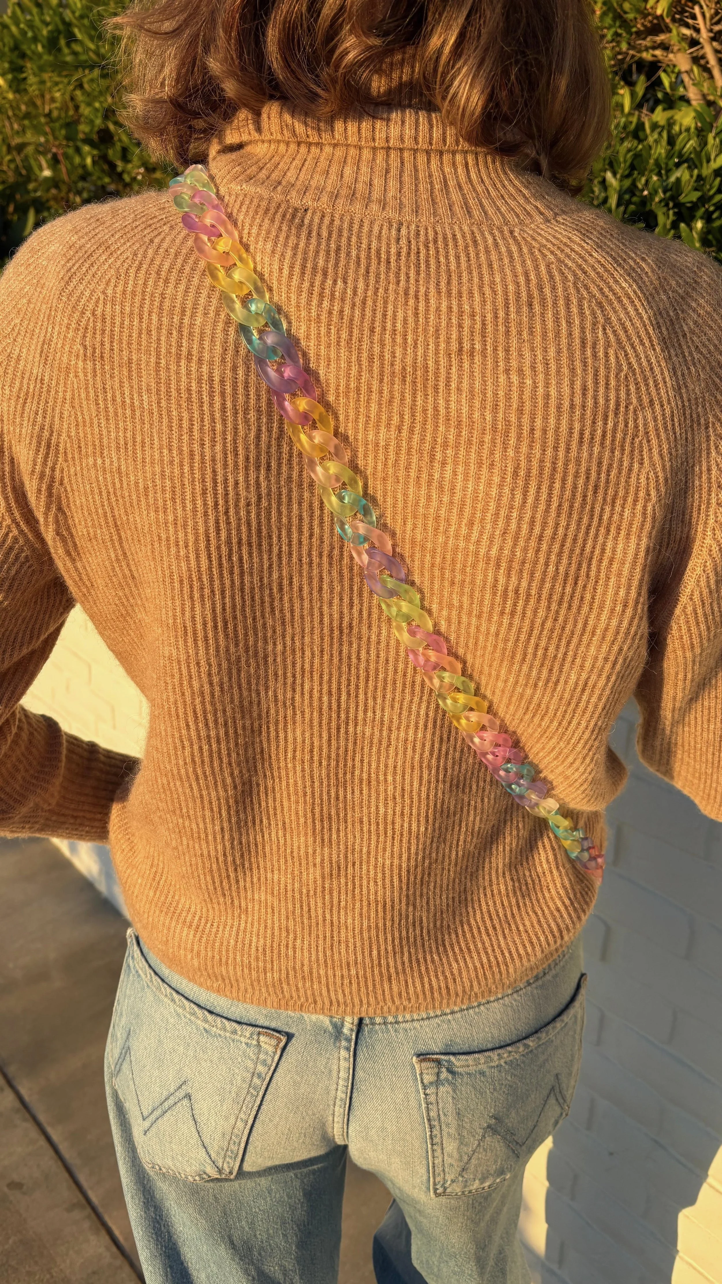 candy strap cross body phone chain