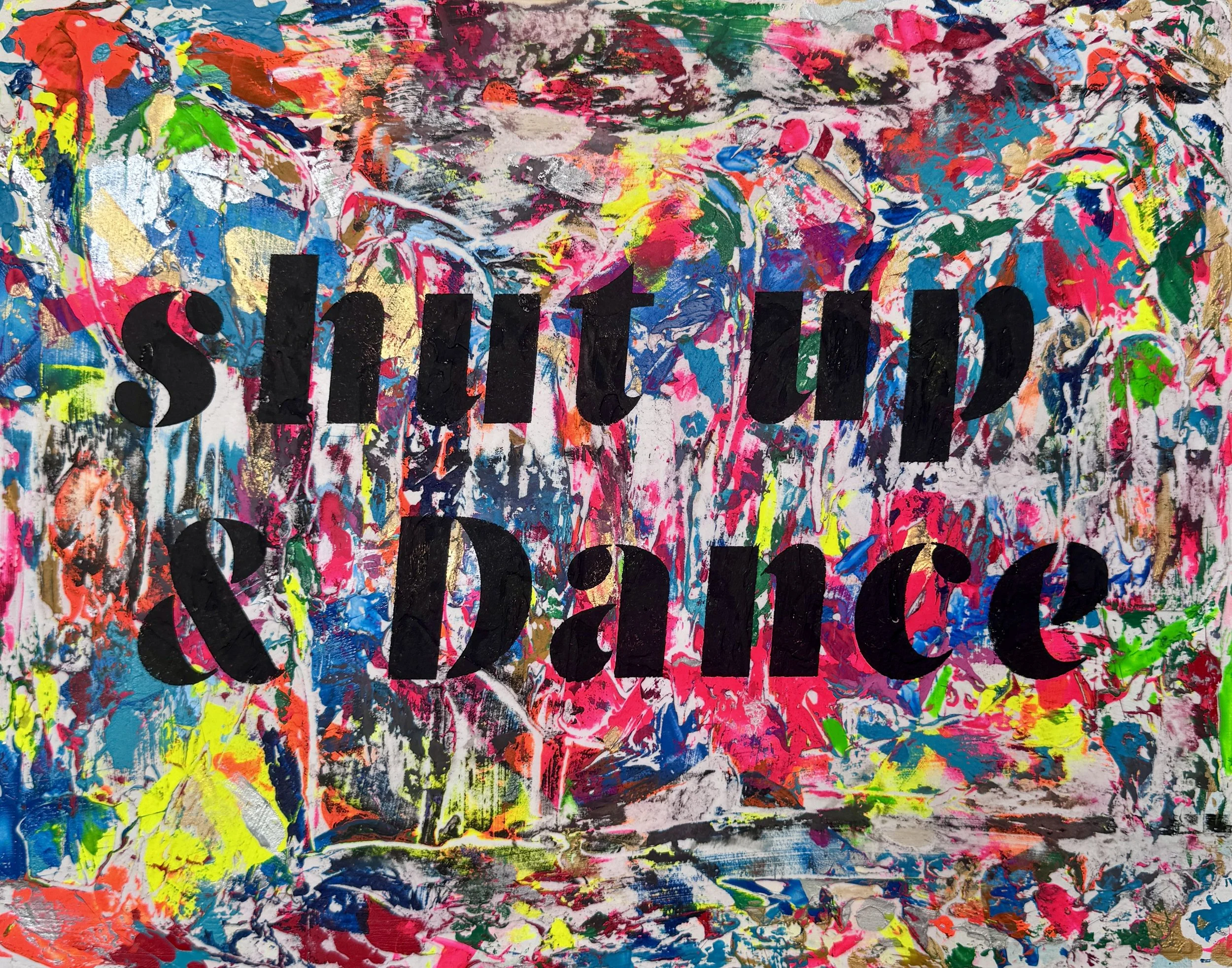 Shut up & Dance Original Art by Adele French