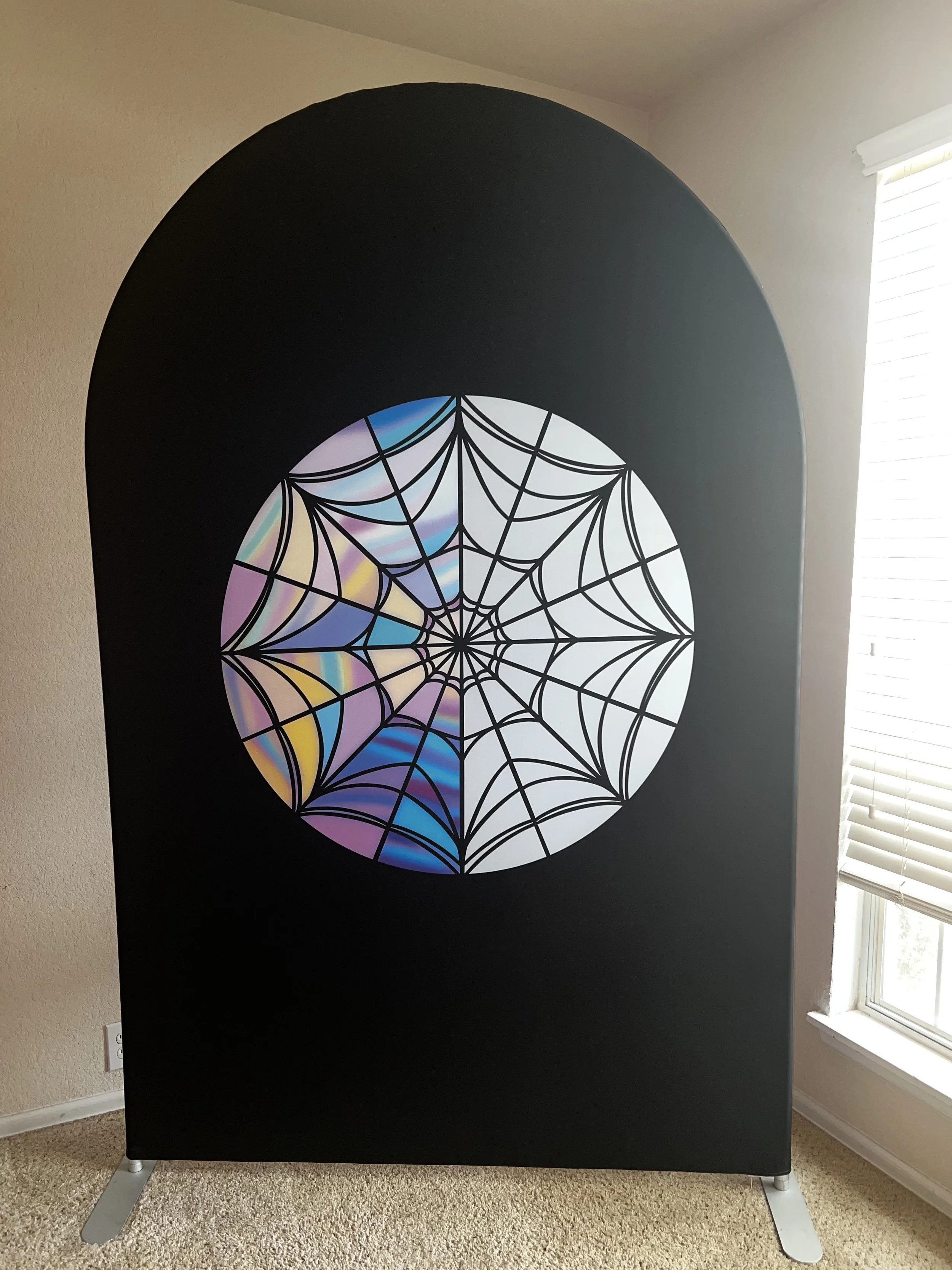 Wednesday theme birthday party 7.5ft