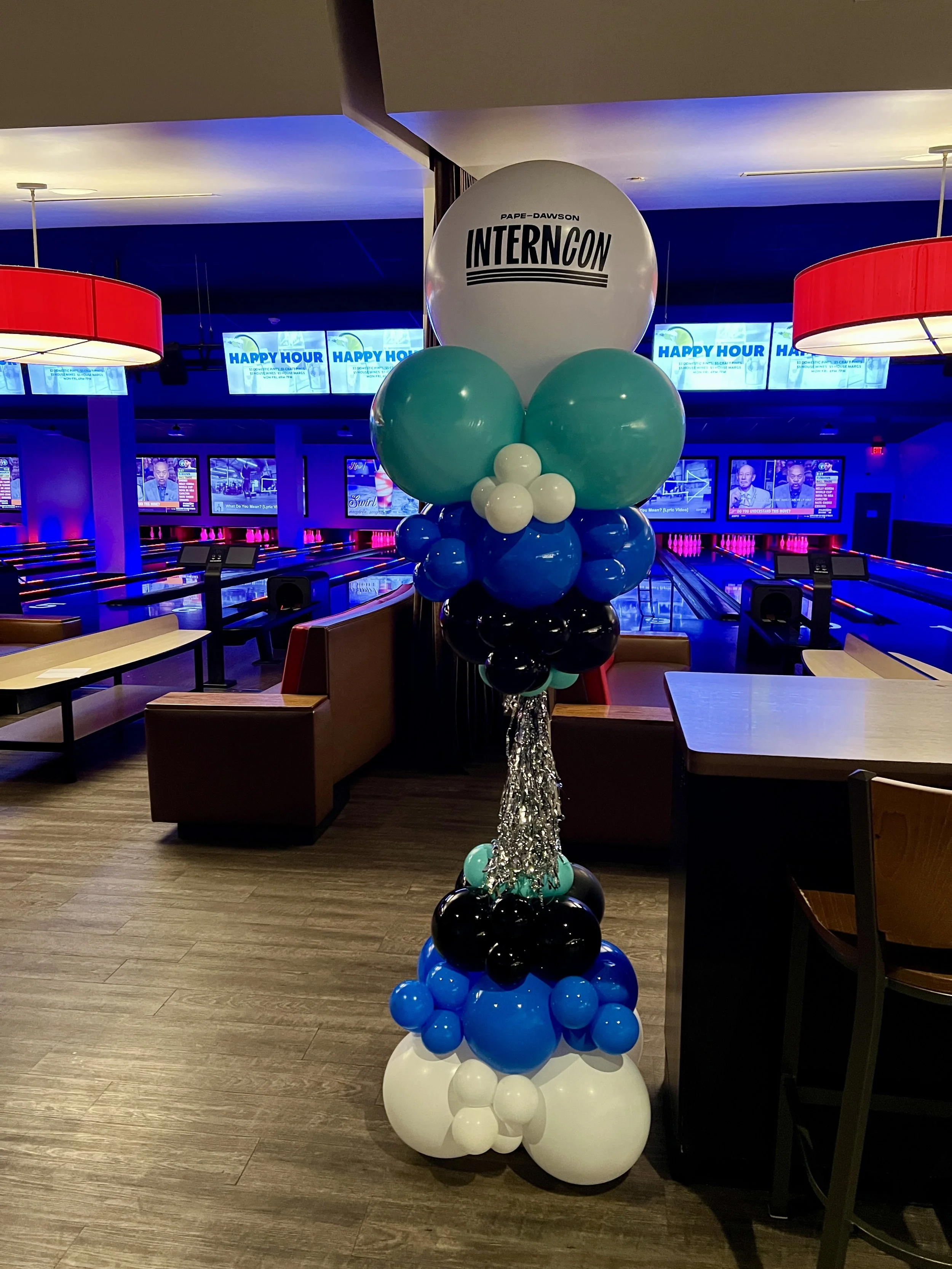 Corporate Balloon tower at Pinstack 